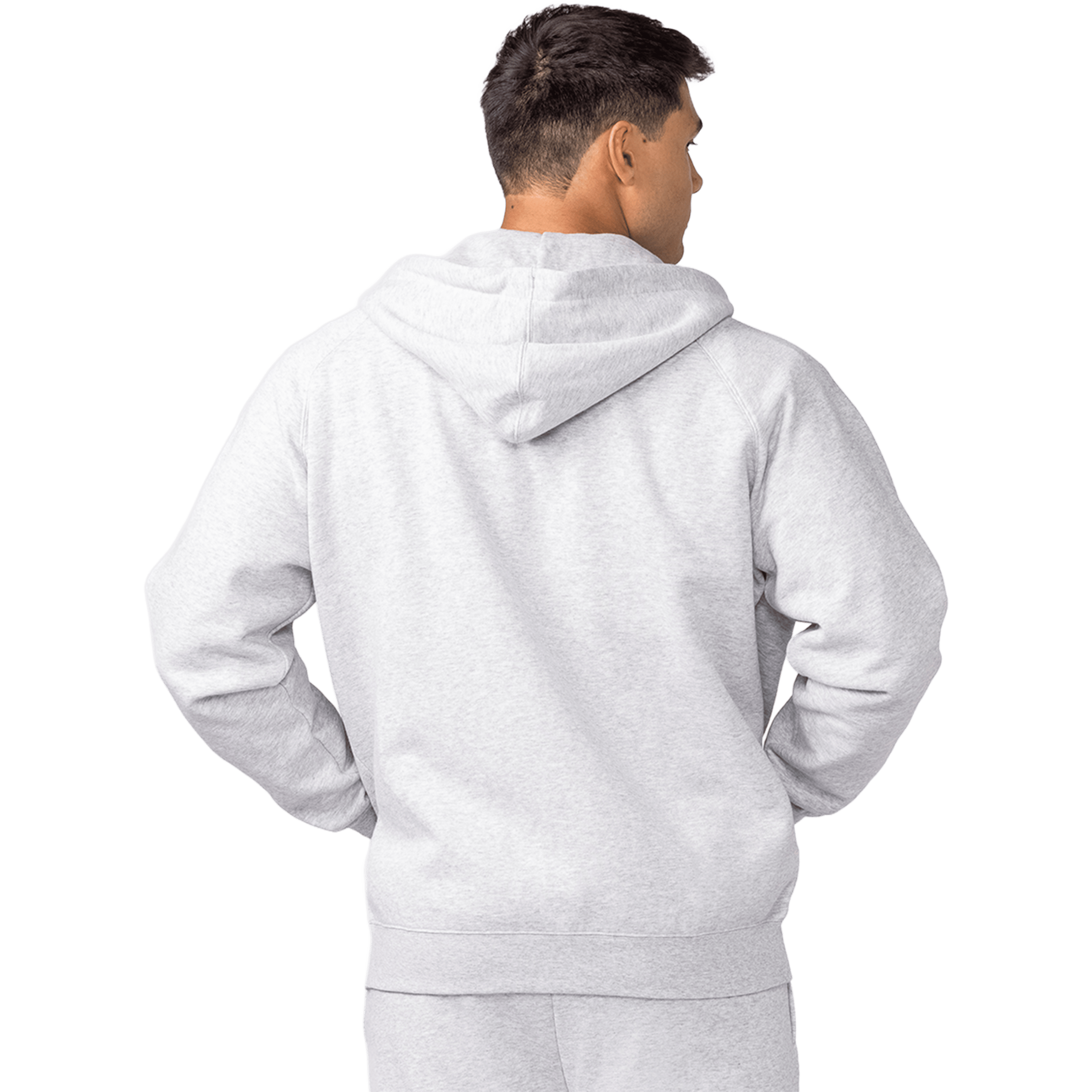 Mens Muscle Nation Essential Zip Hoodie