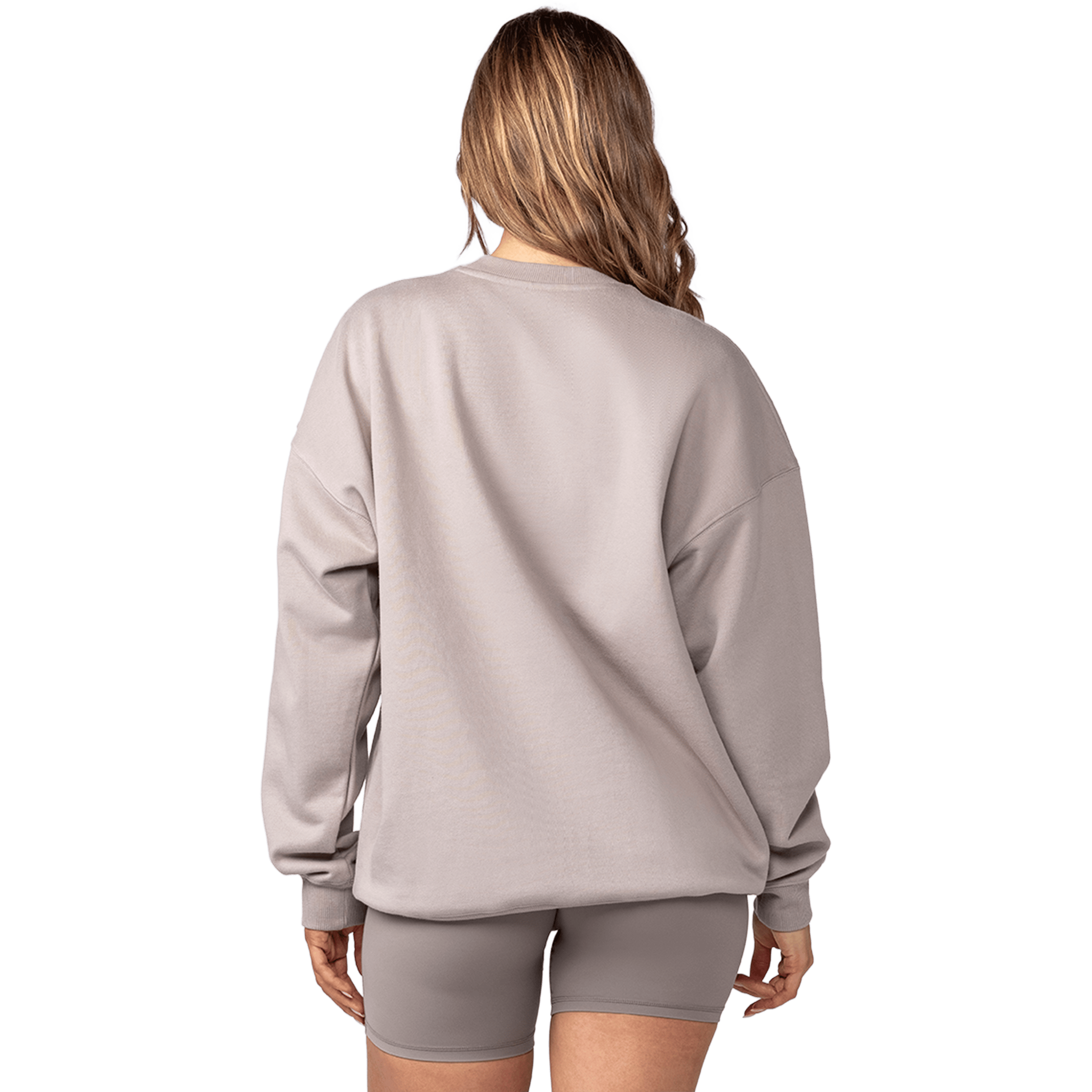 Womens Muscle Nation Studio Oversized Pullover Sweatshirt