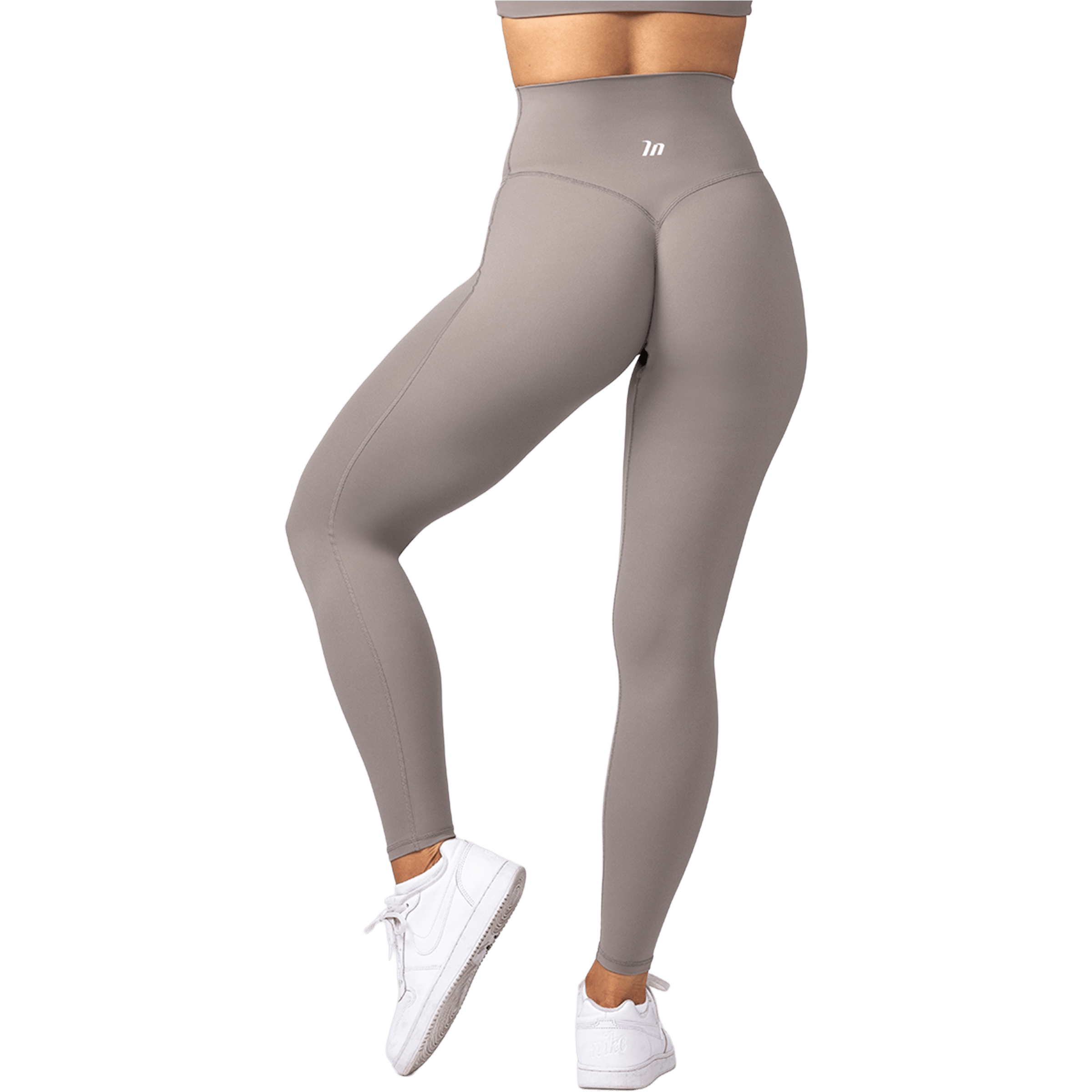Womens Muscle Nation Aura Peachy High Invisible Scrunch Ankle Leggings