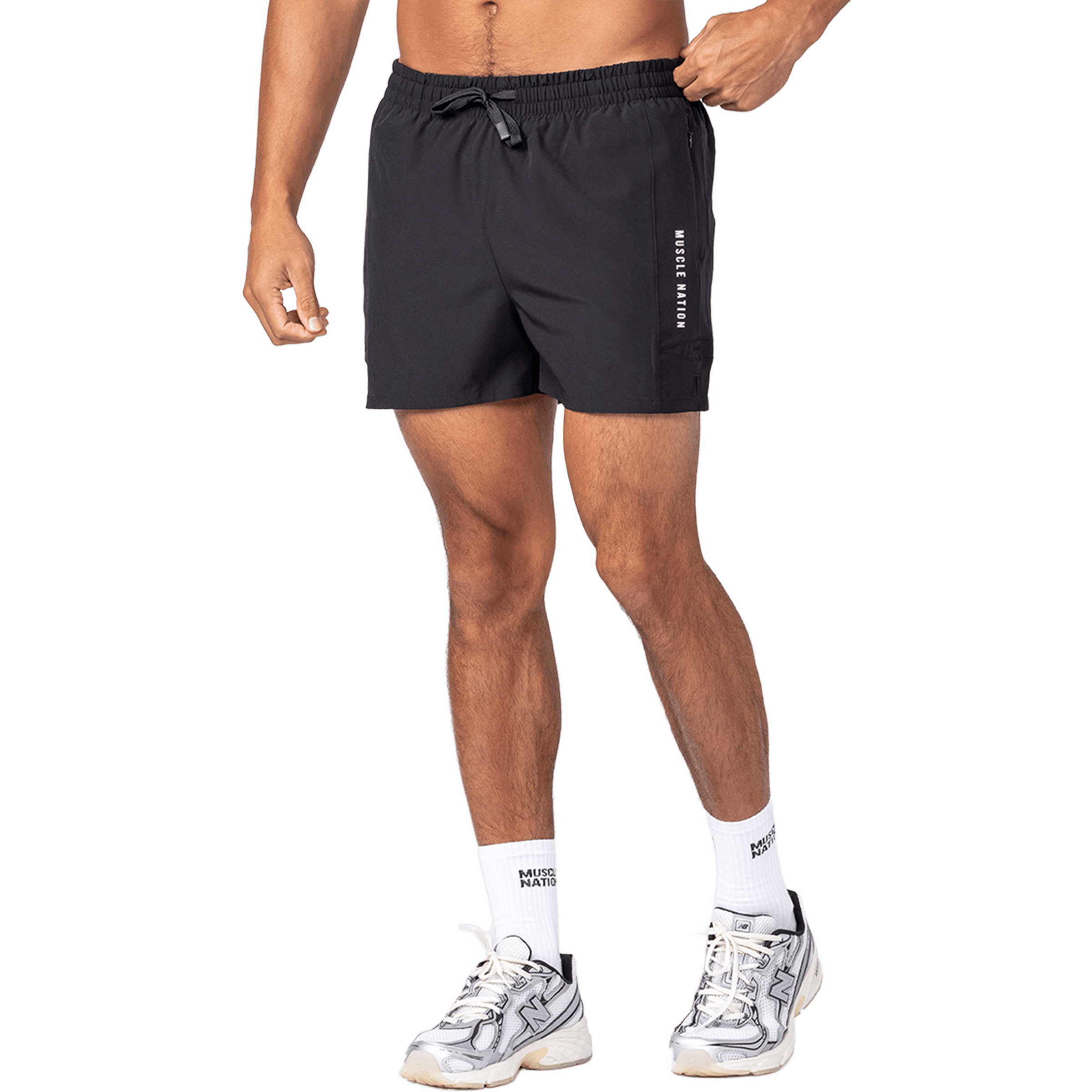 Mens Muscle Nation Streamline Training (3") Shorts