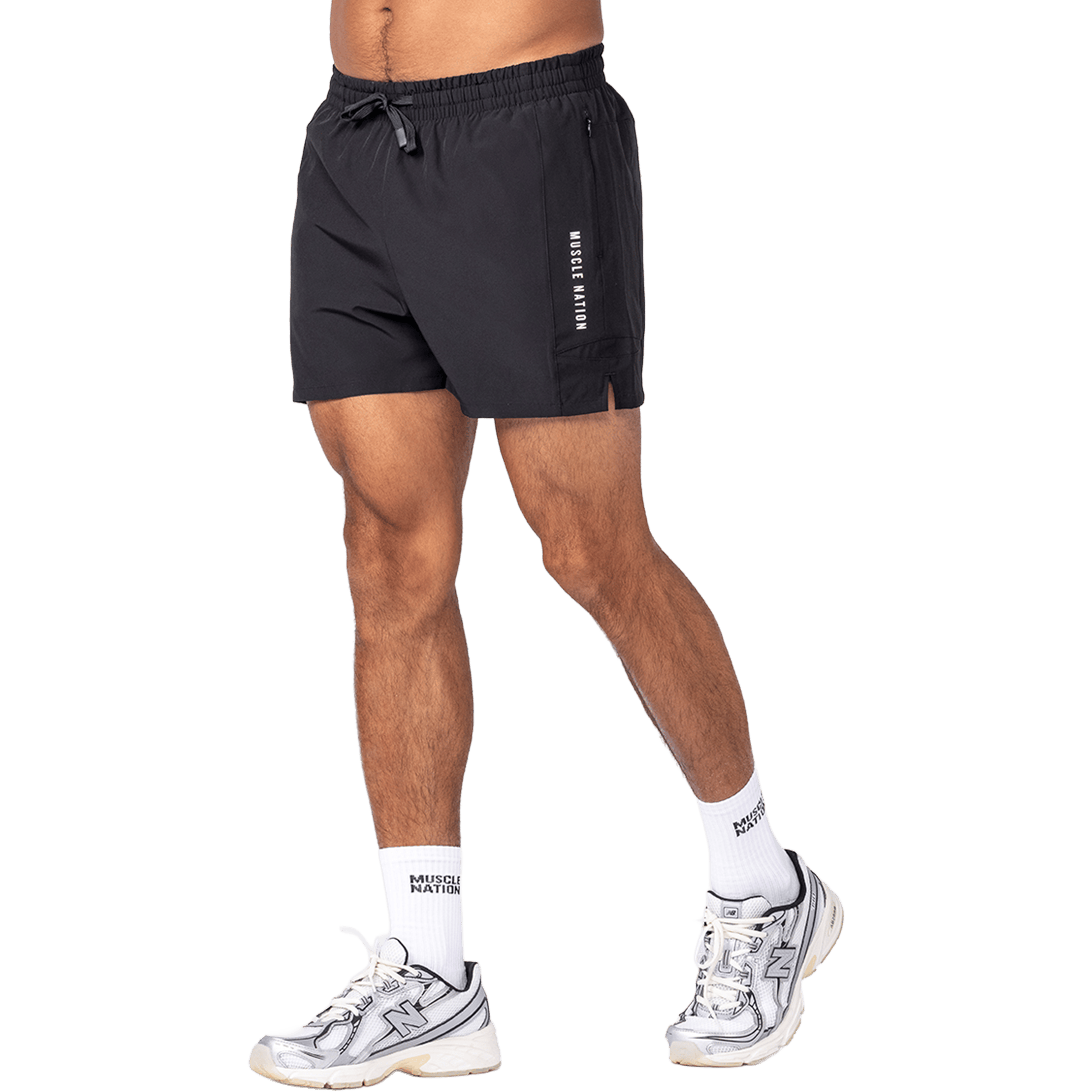 Mens Muscle Nation Streamline Training (3") Shorts
