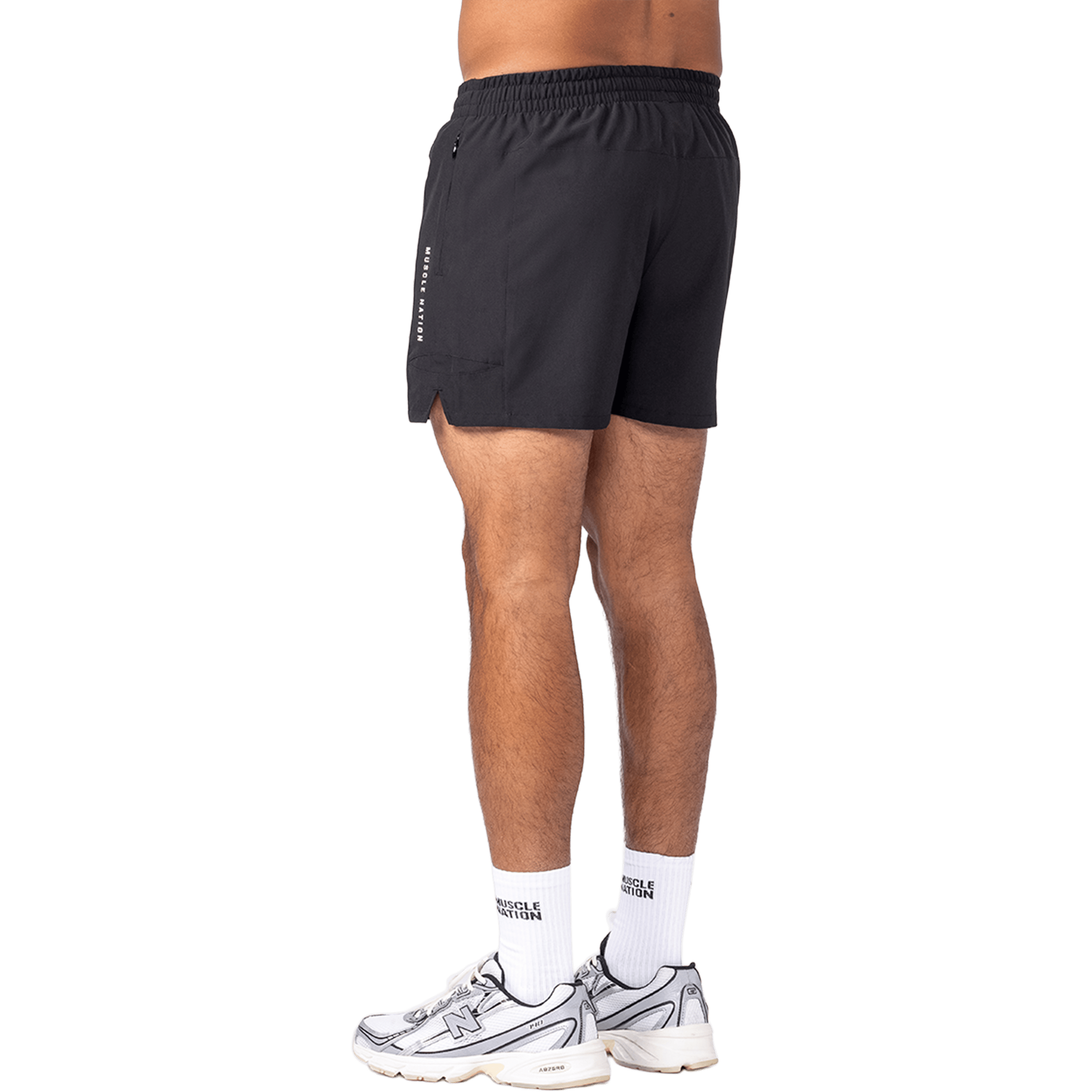 Mens Muscle Nation Streamline Training (3") Shorts