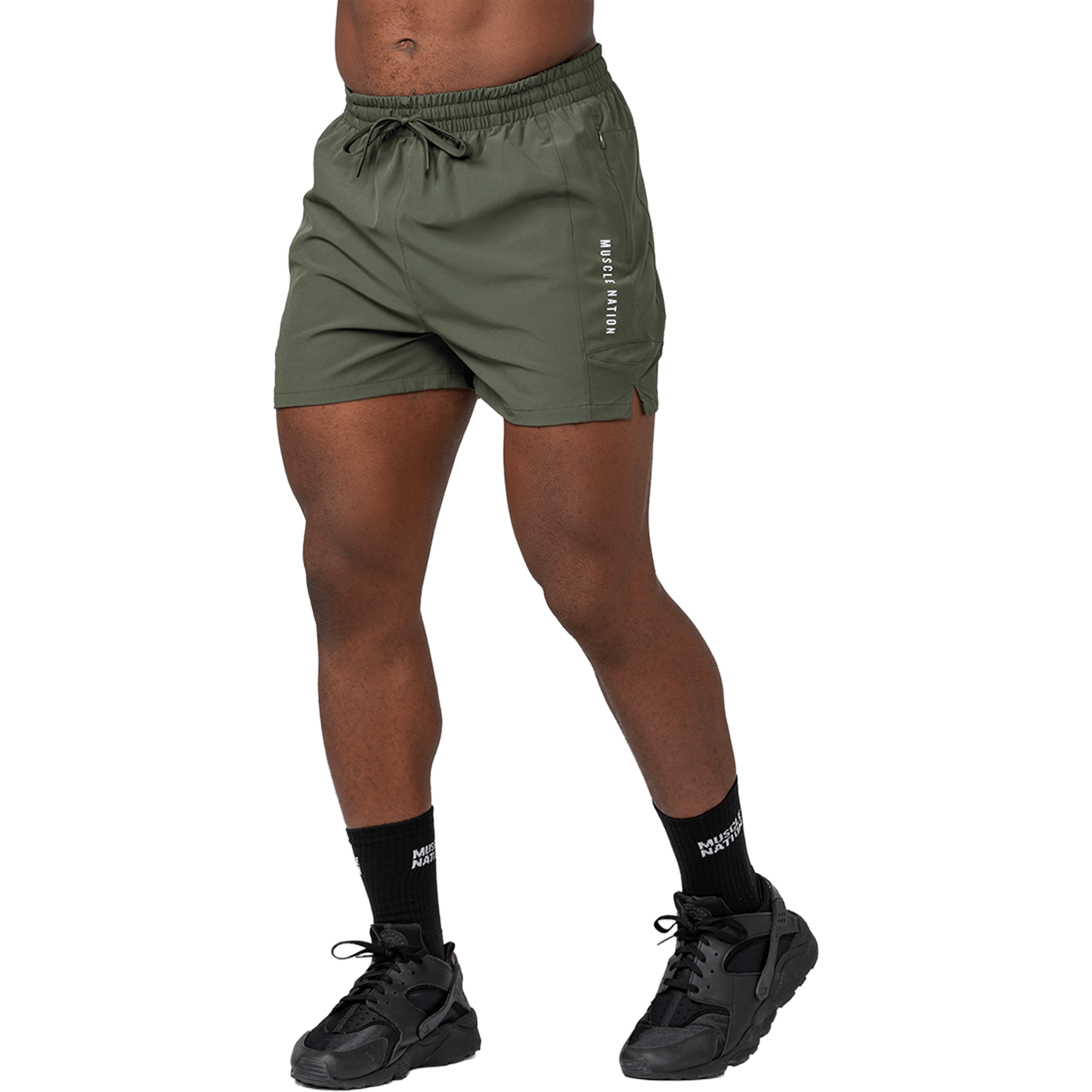 Mens Muscle Nation Streamline Training (3") Shorts