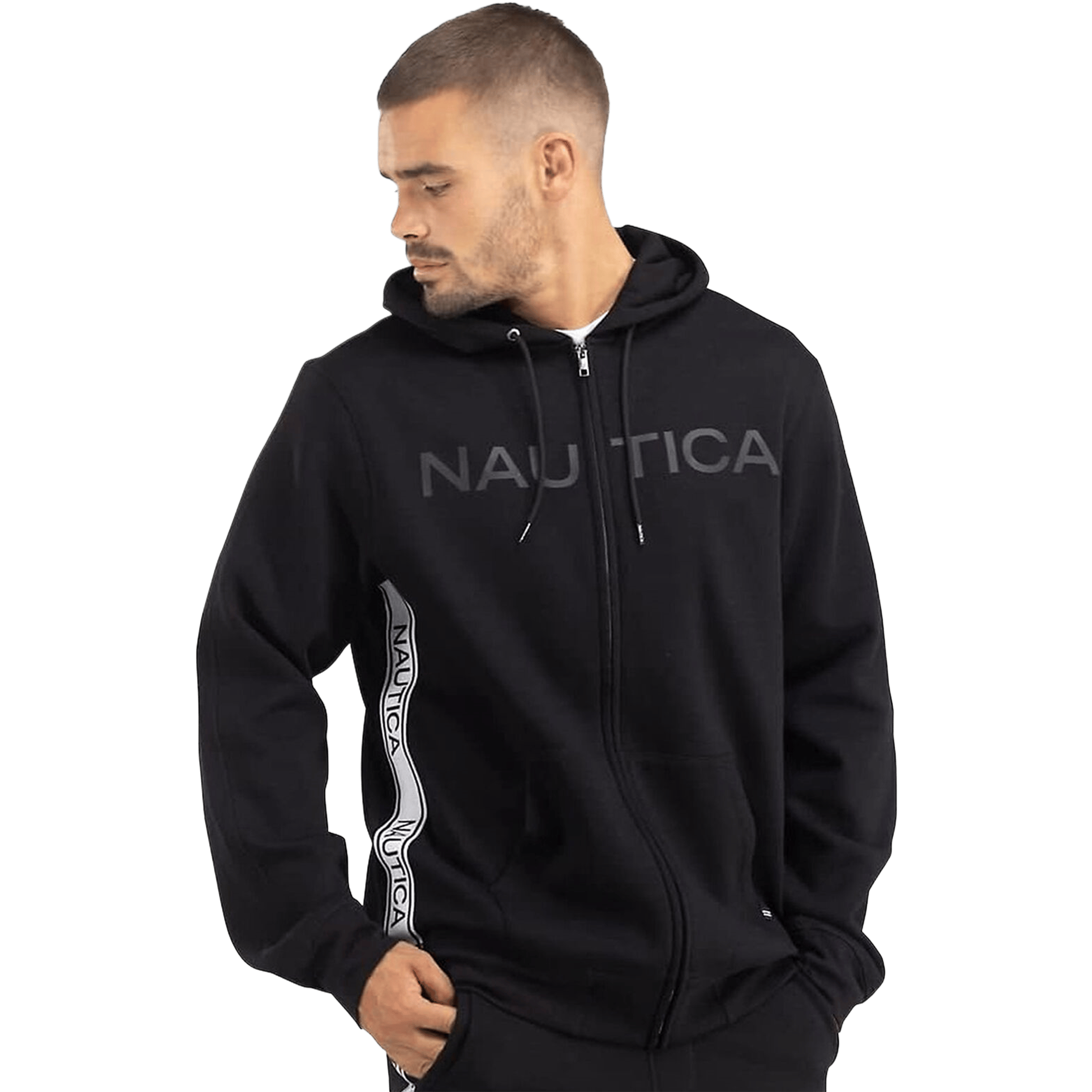 Mens Nautica Essentials Collection Jonah (Full-Zip) Hoodie