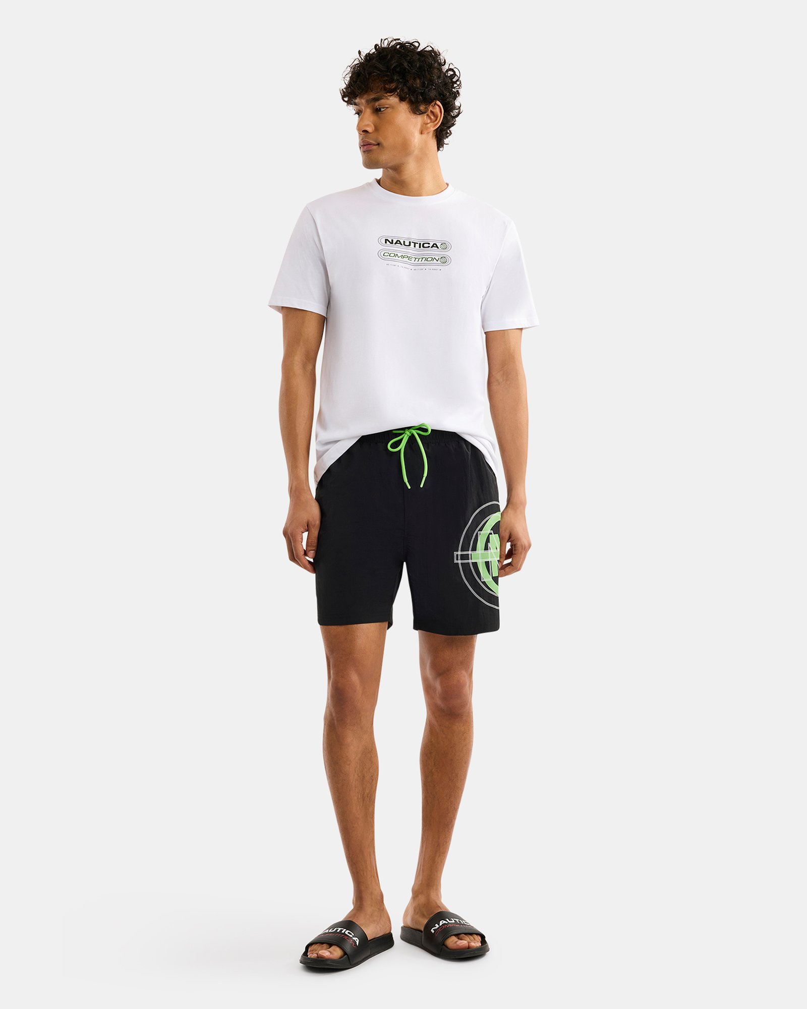 Mens Nautica Crumlin 6" Swim Shorts