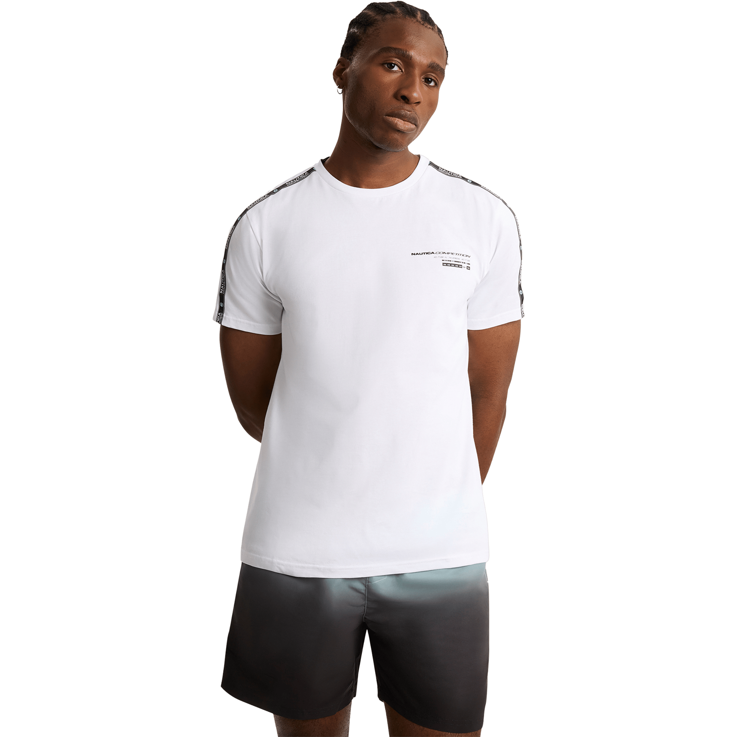 Mens Nautica Tape Tee