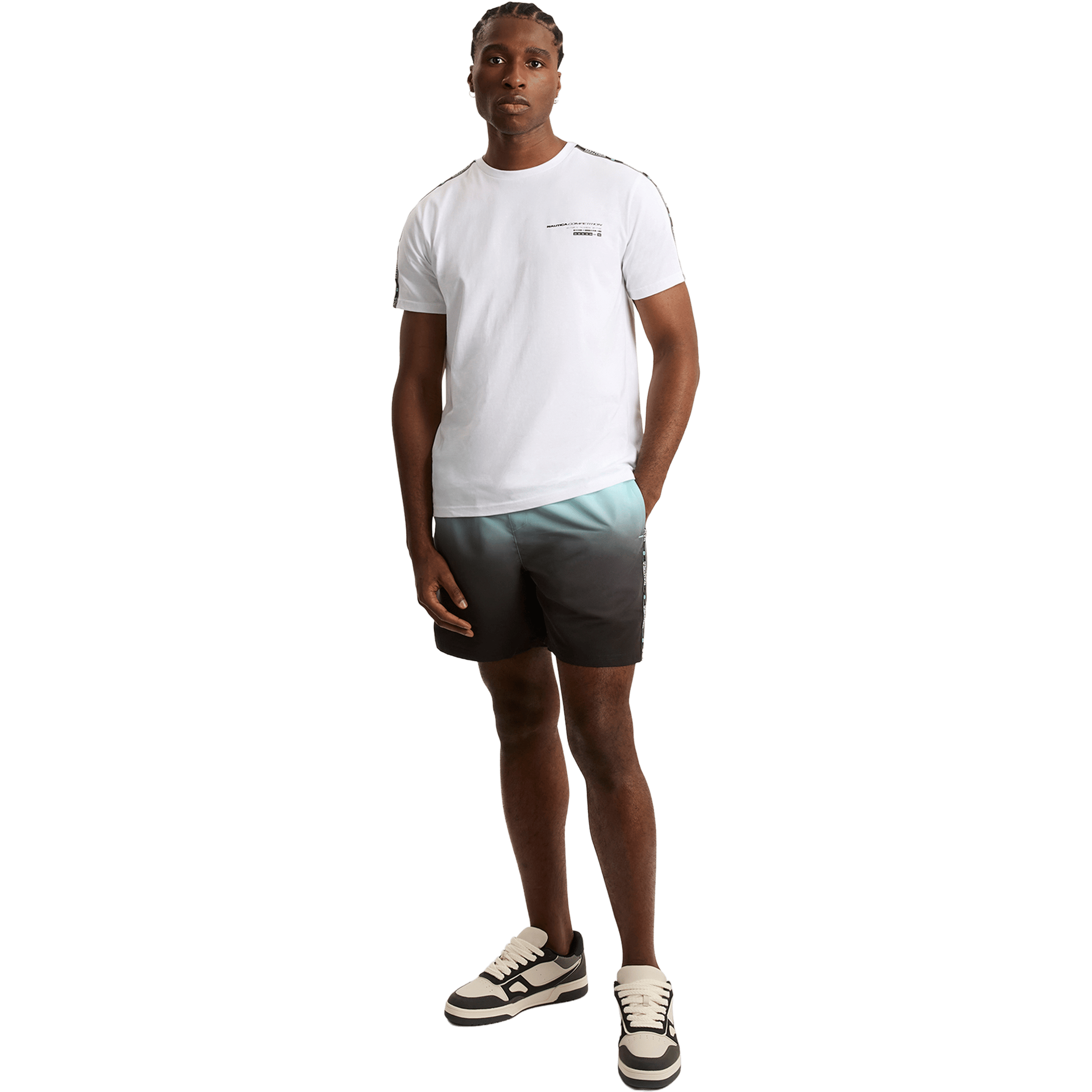 Mens Nautica Tape Tee