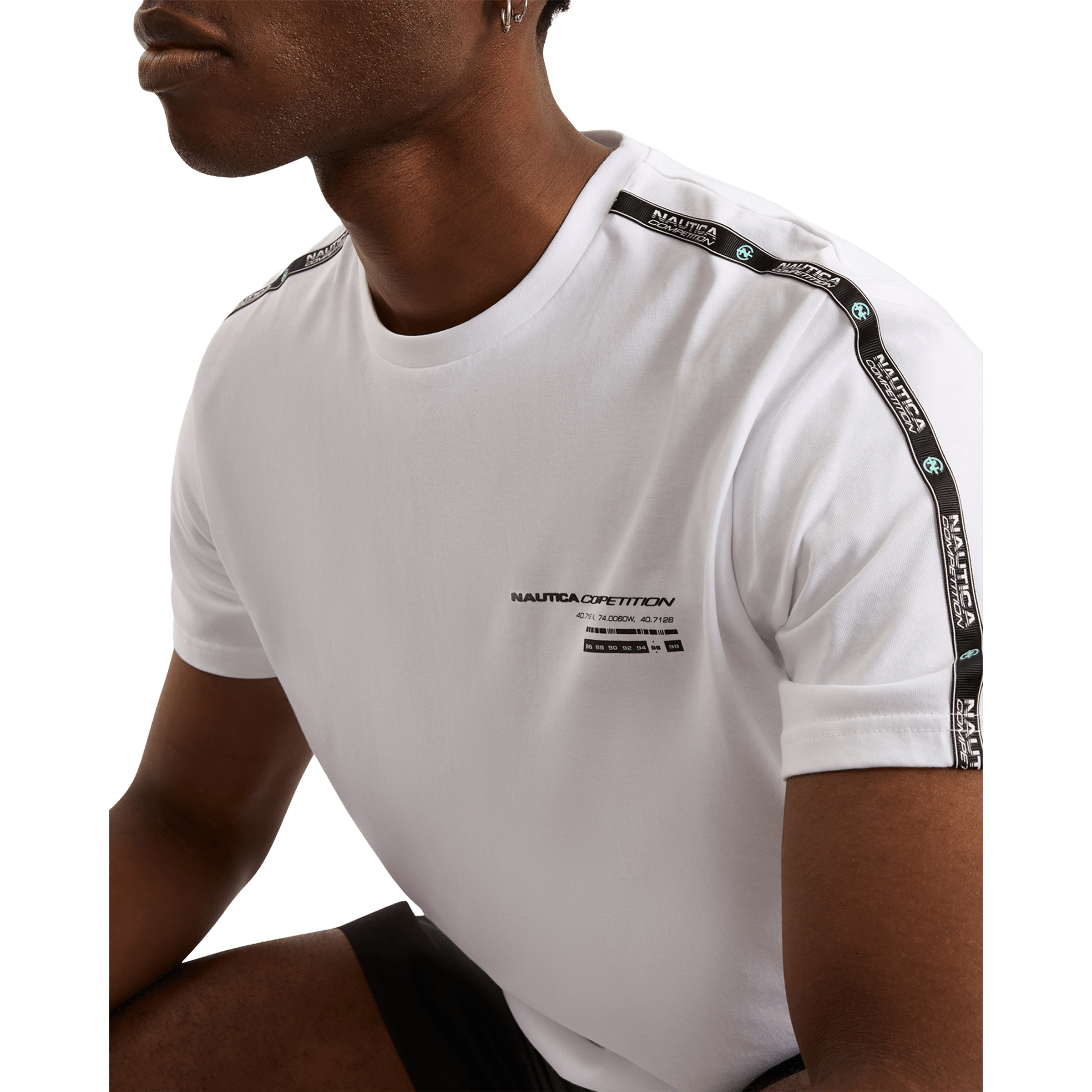Mens Nautica Tape Tee