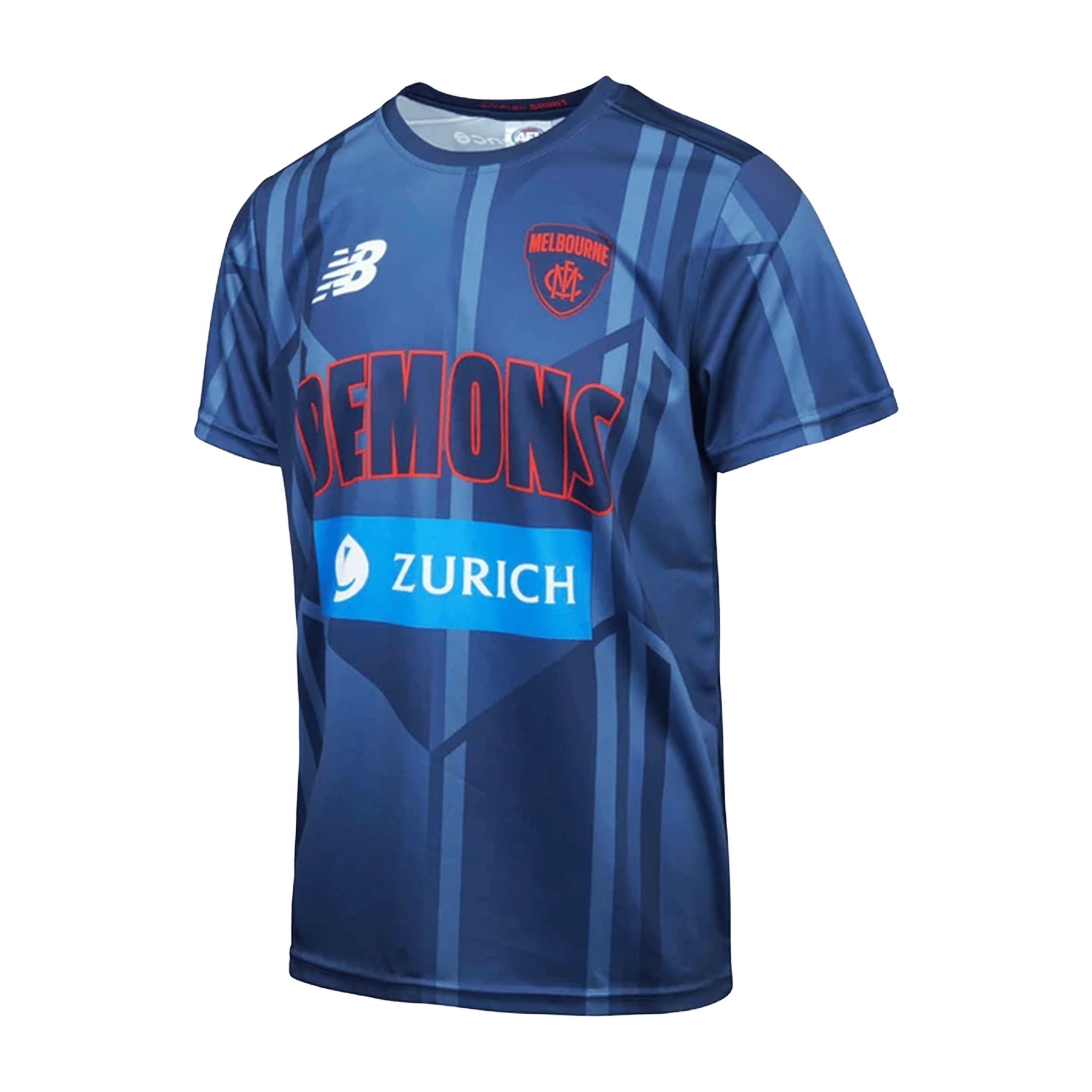 Mens New Balance AFL Melbourne Demons 2026 Player Training Tee