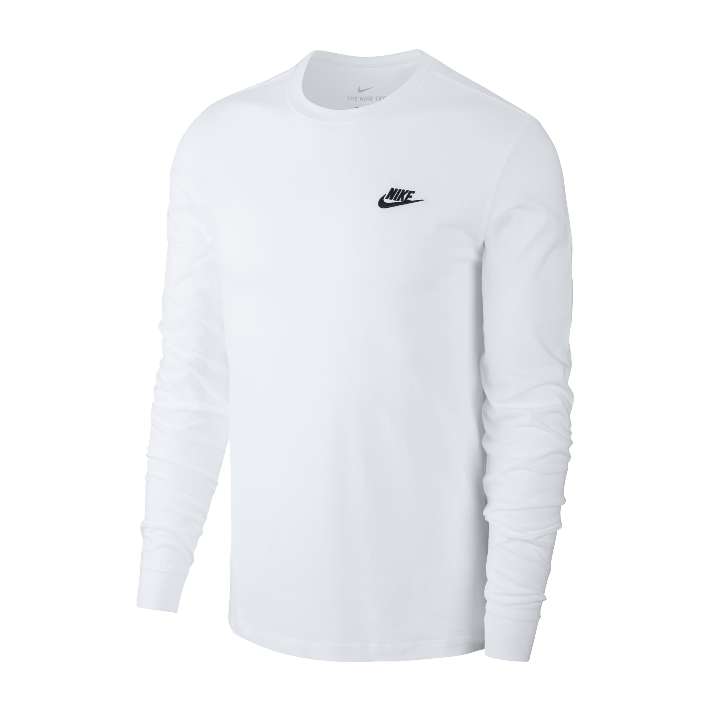 Mens Nike Sportswear Club Long-Sleeve Tee