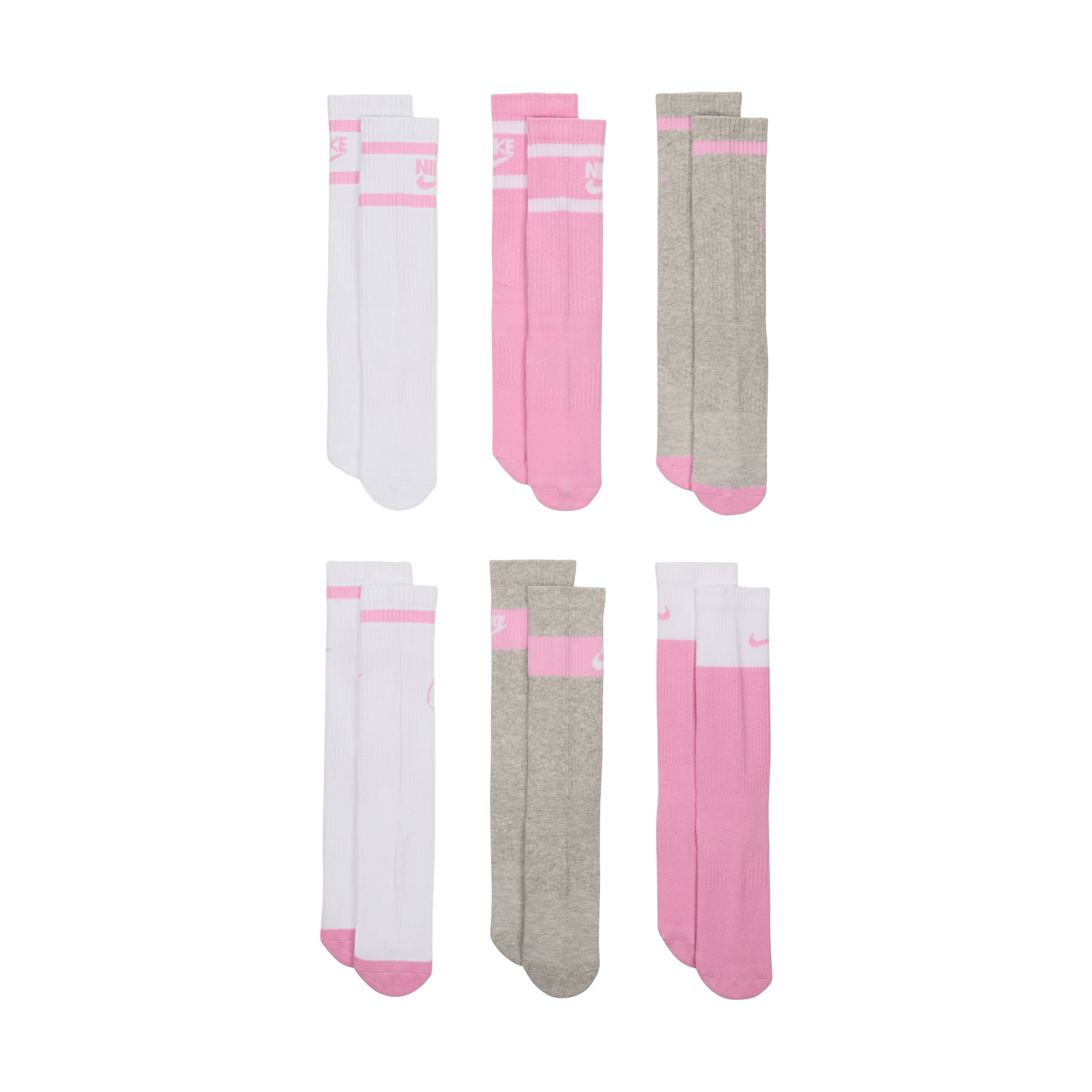 Kids Nike Everyday Cushioned (6pk) Crew Socks