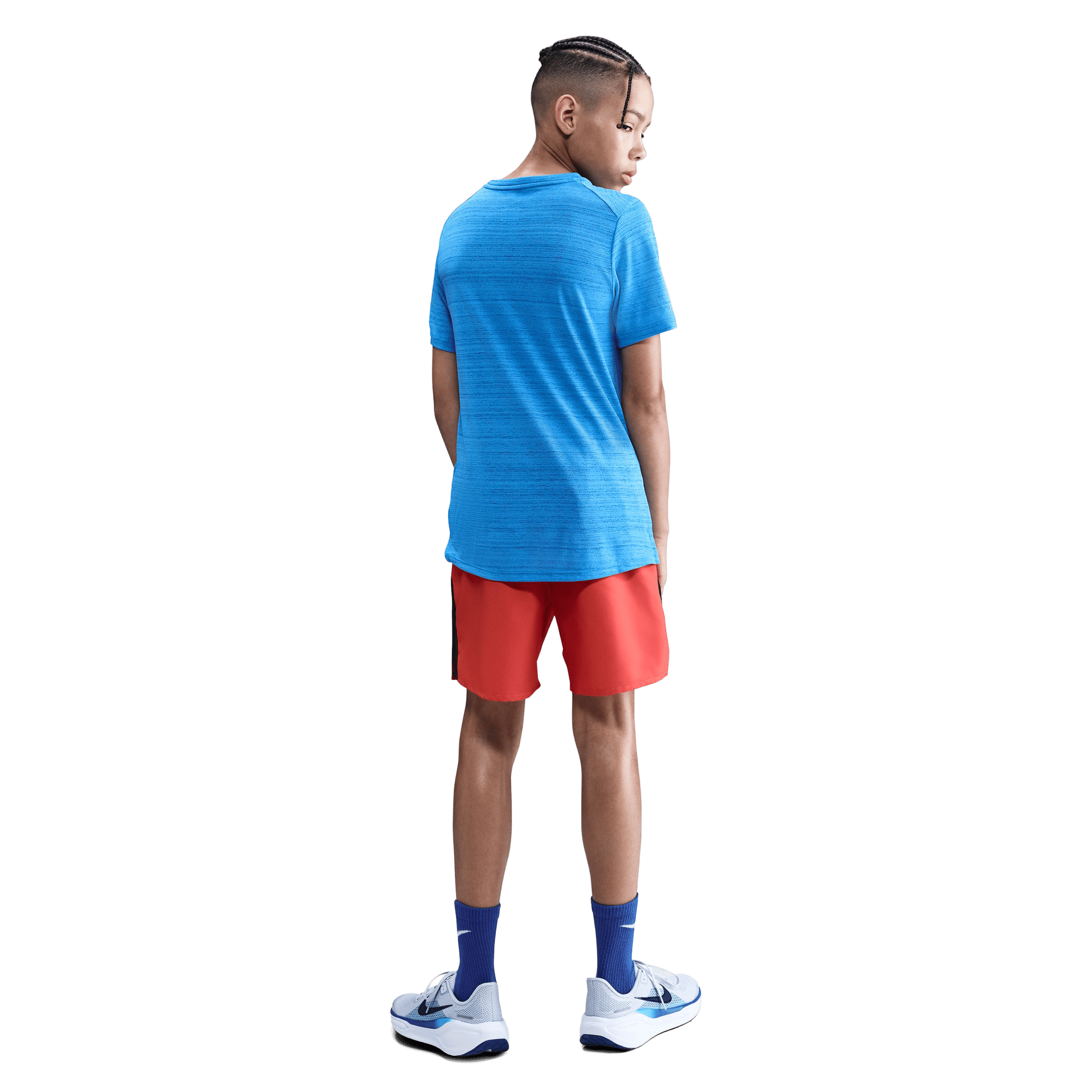 Kids Nike Multi Short Sleeve Miler Tee