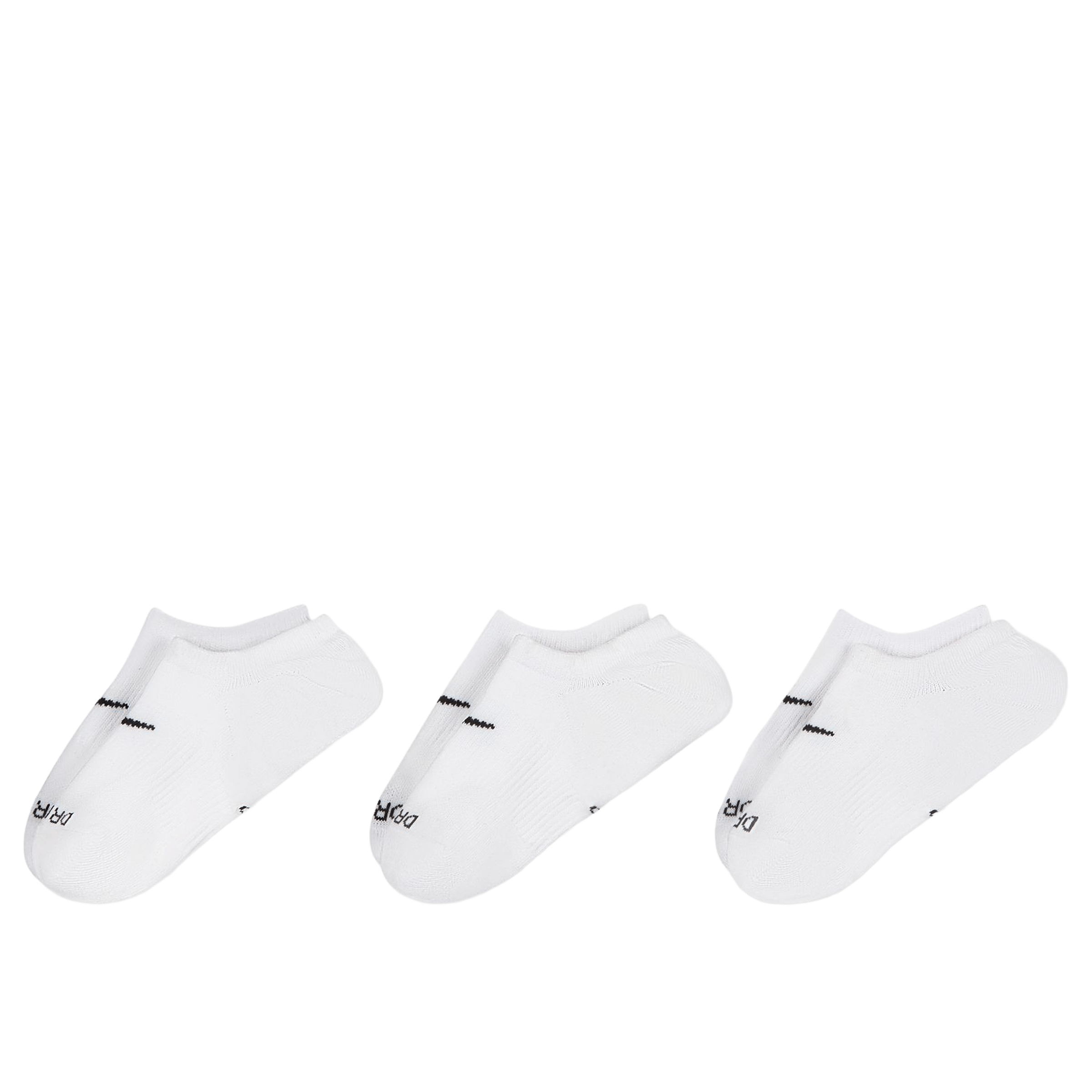 Unisex Nike (3pk) Everyday Plus Cushioned Training Footie Socks