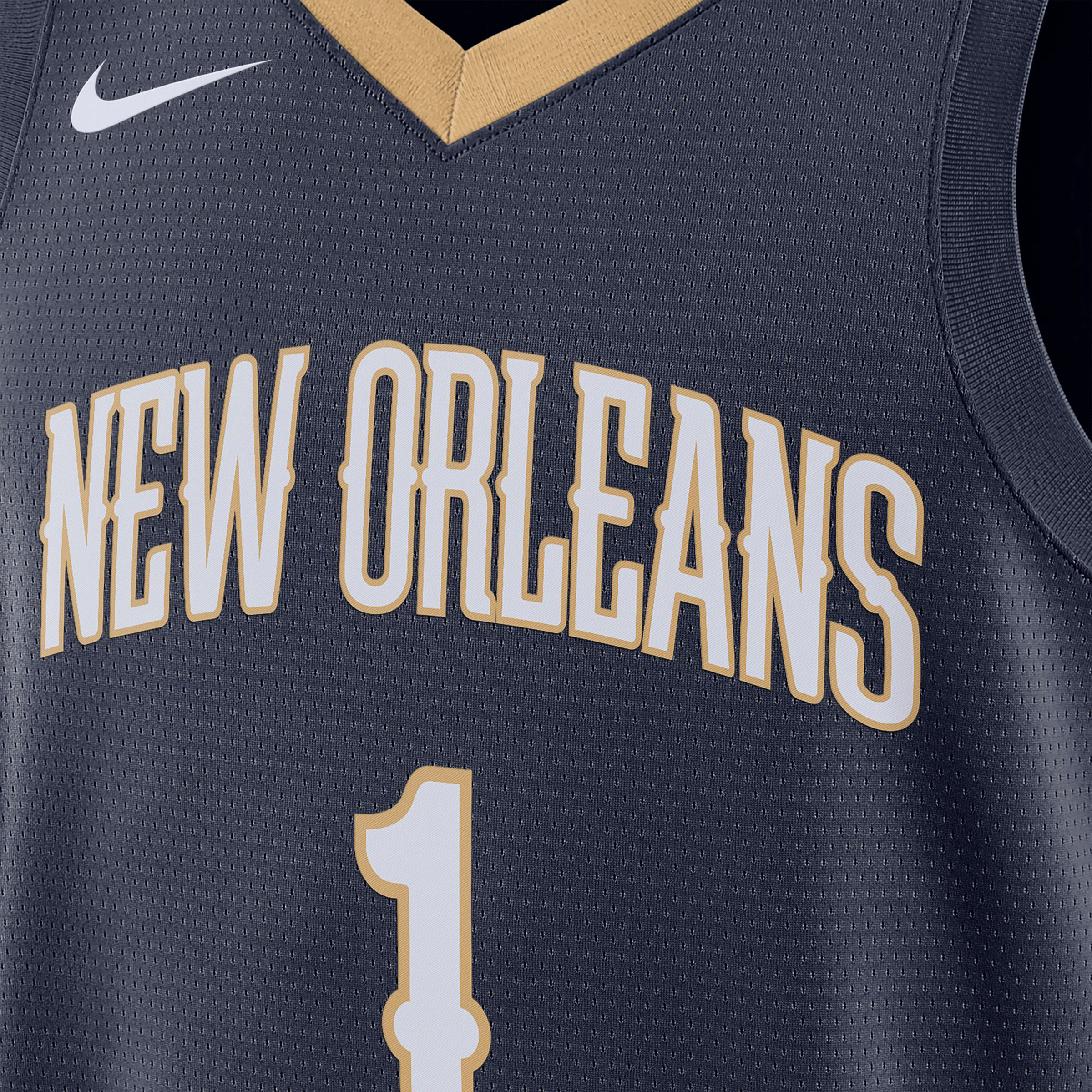 Mens Nike New Orleans Pelicans Icon Edition 22 Basketball Jersey