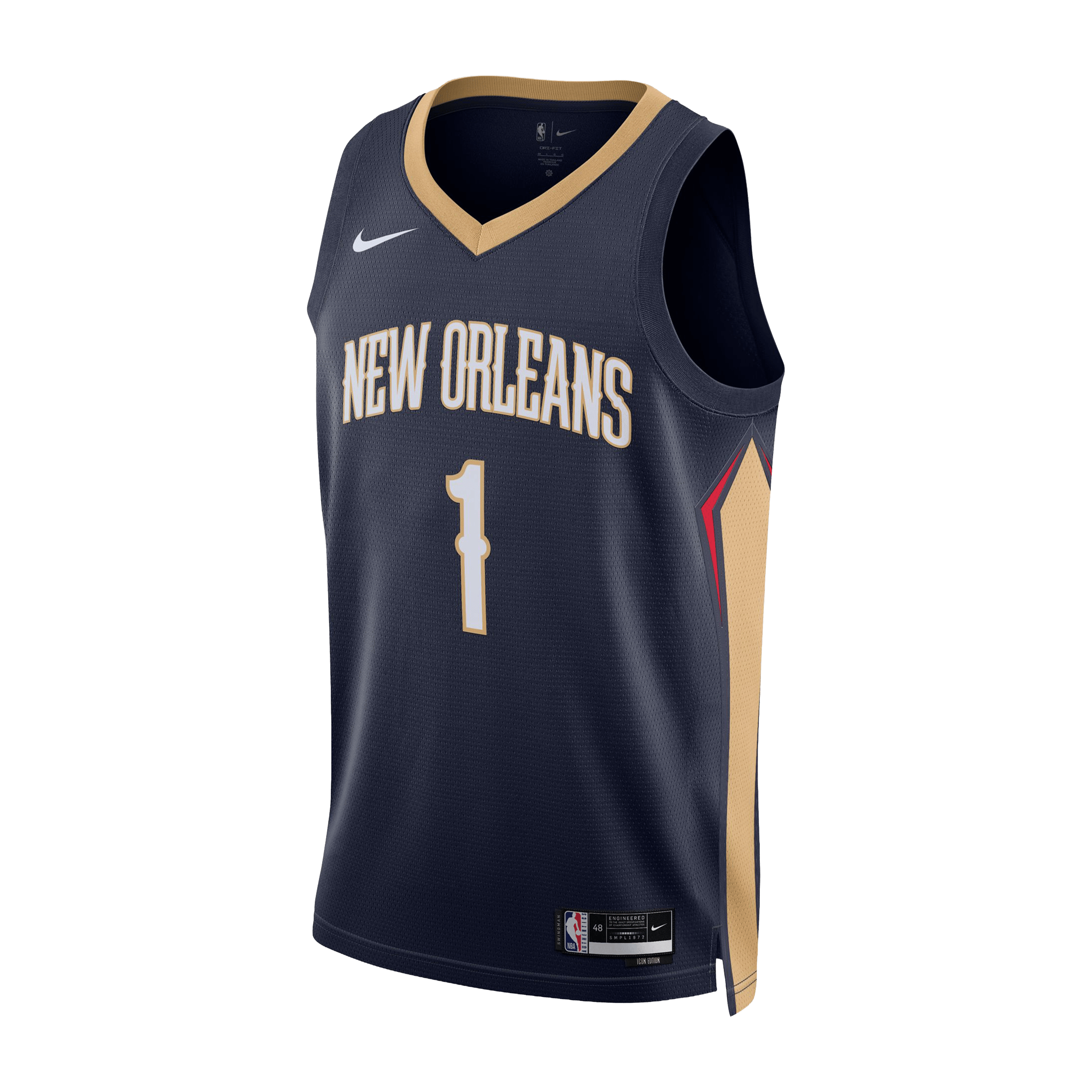 Mens Nike New Orleans Pelicans Icon Edition 22 Basketball Jersey