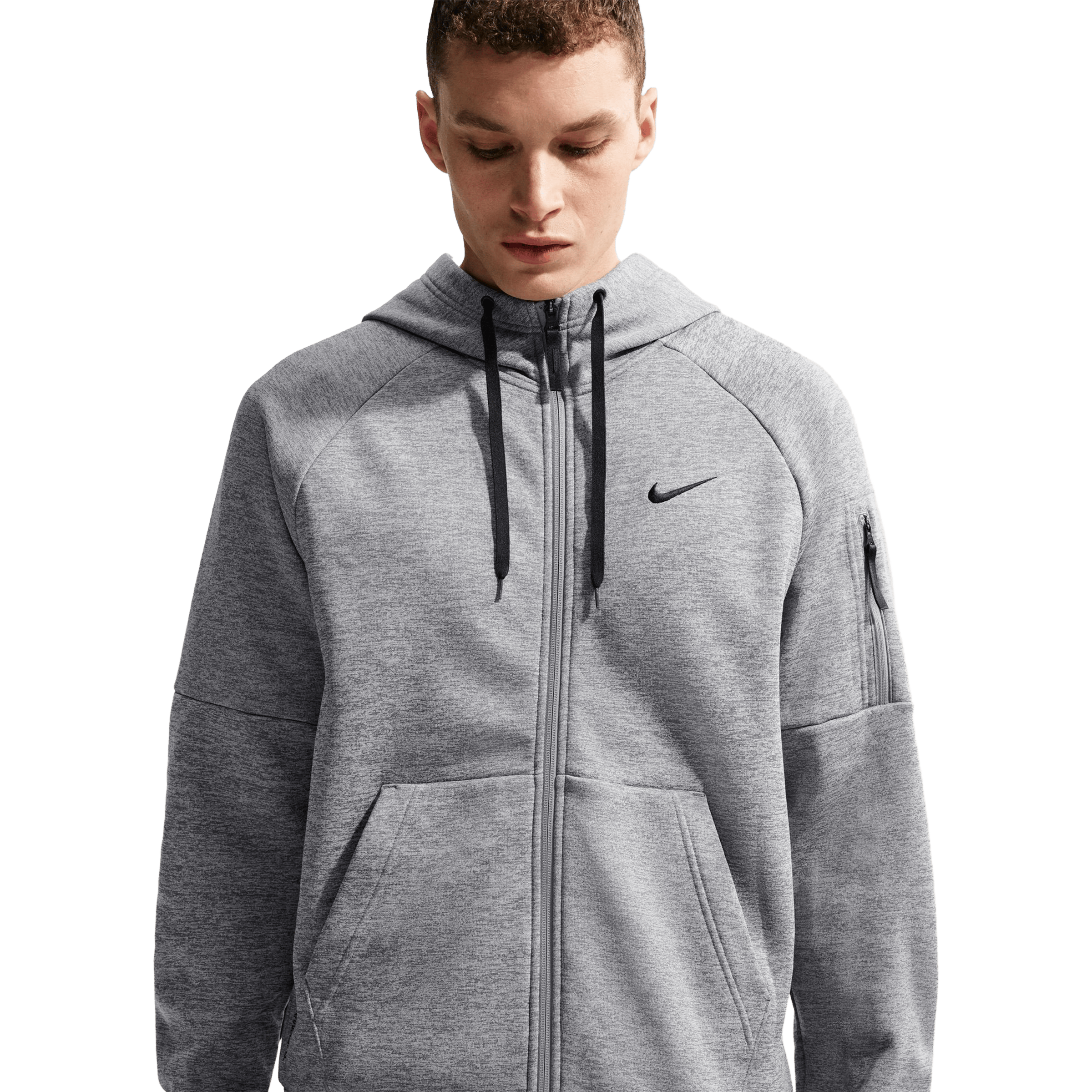 Mens Nike Therma-FIT Full-Zip Fitness Top