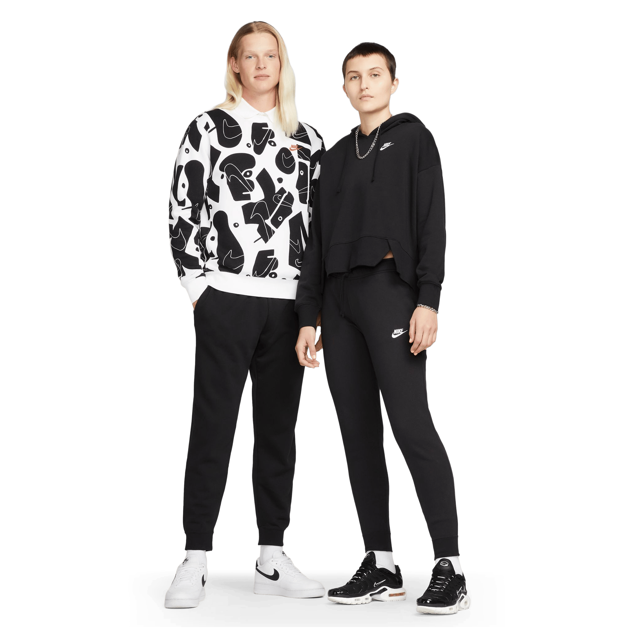 Womens Nike Sportswear Club Fleece Mid-Rise Joggers