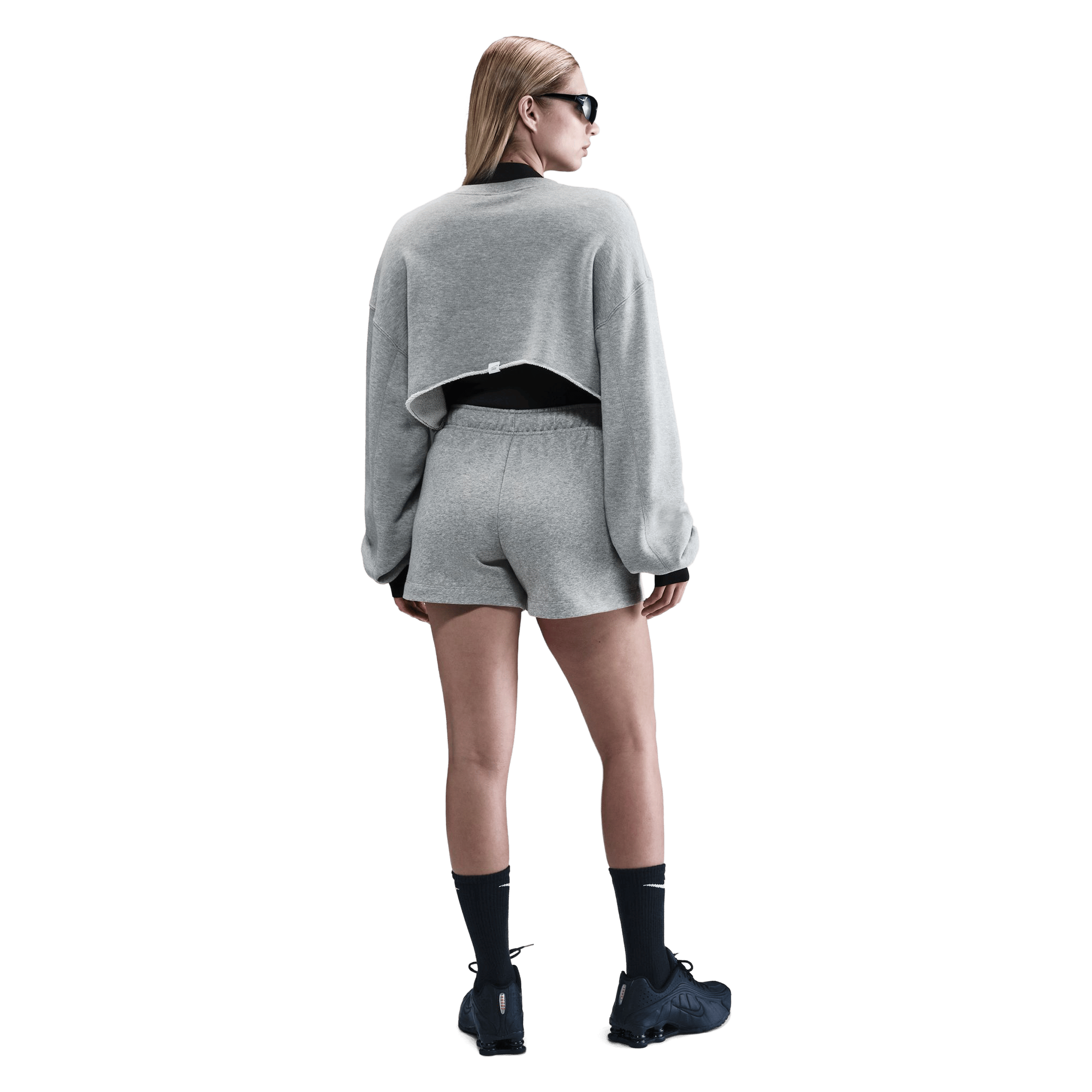 Womens Nike Mid-Rise Fleece Shorts
