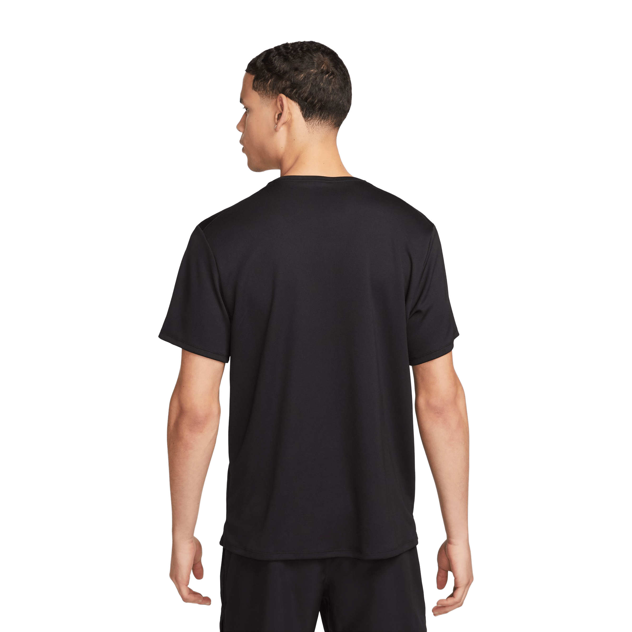 Mens Nike Miler Dri-FIT UV Short-Sleeve Running Top