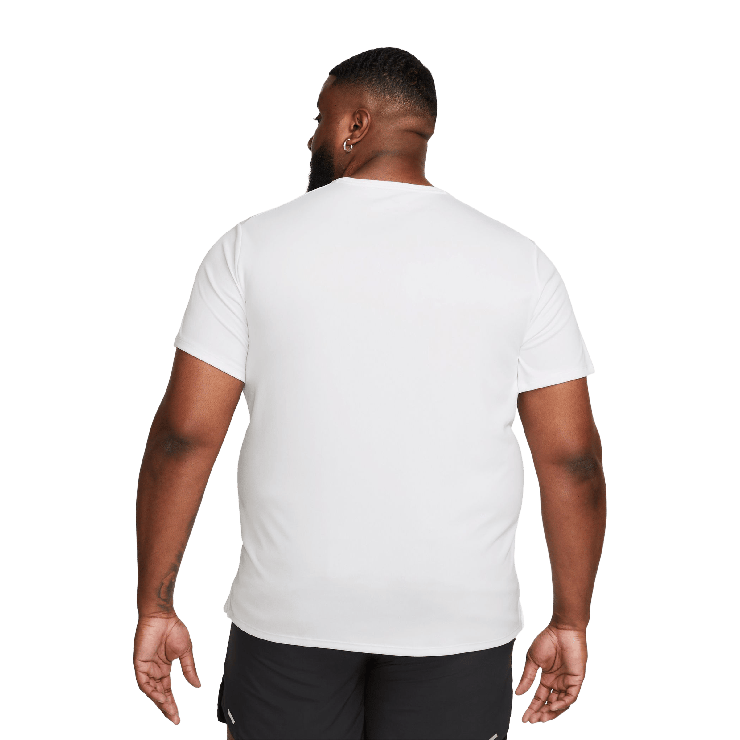 Mens Nike Miler Dri-FIT UV Short-Sleeve Running Top
