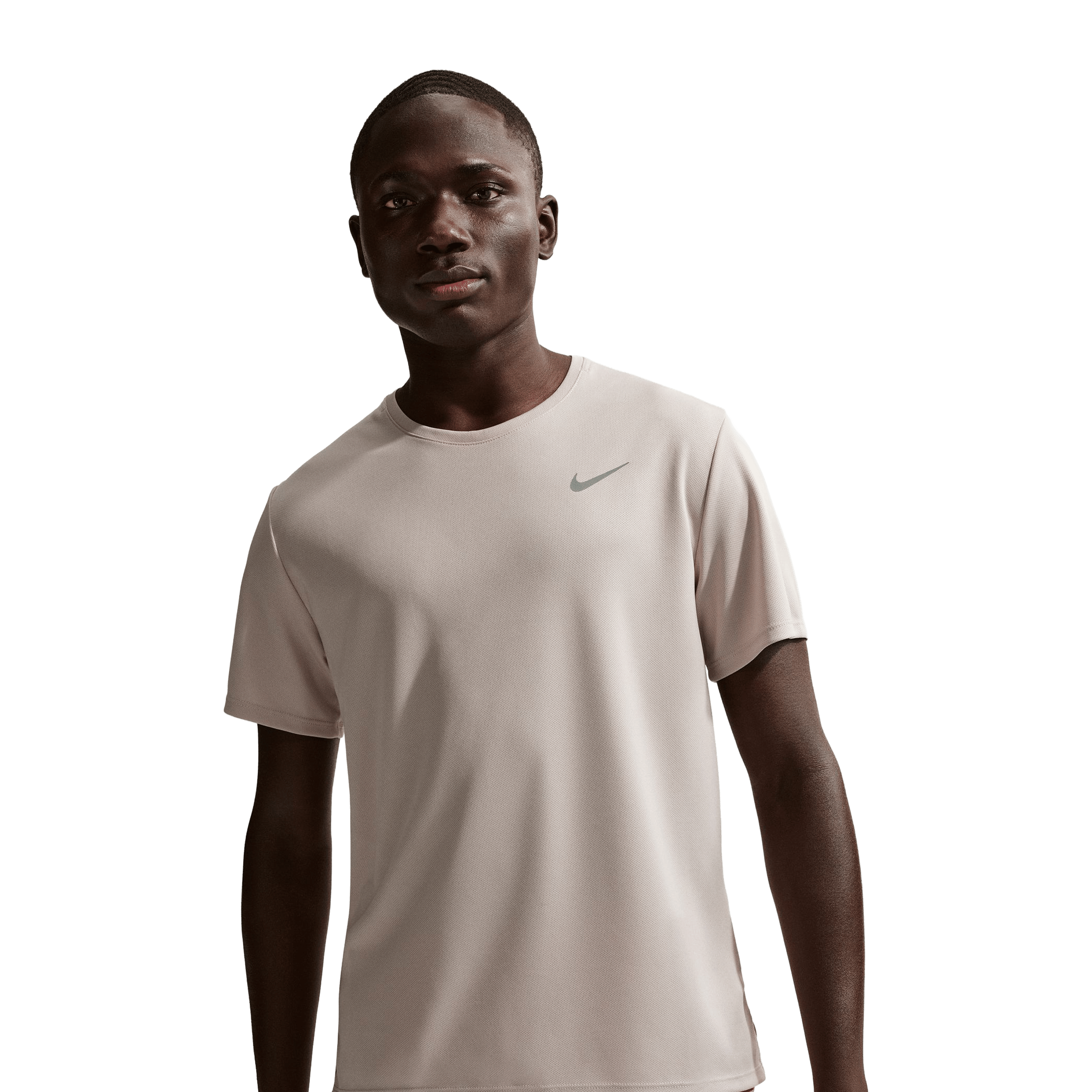 Mens Nike Miler Dri-FIT UV Short-Sleeve Running Top