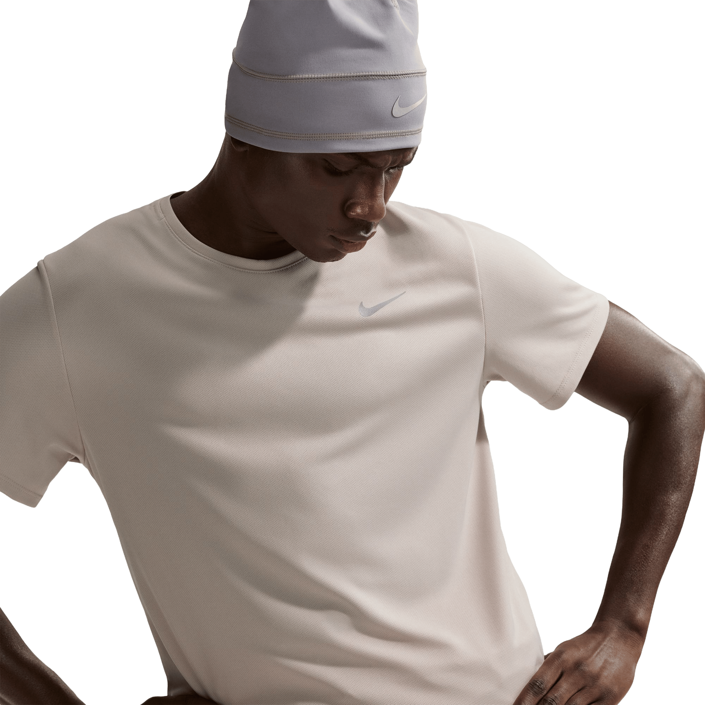 Mens Nike Miler Dri-FIT UV Short-Sleeve Running Top
