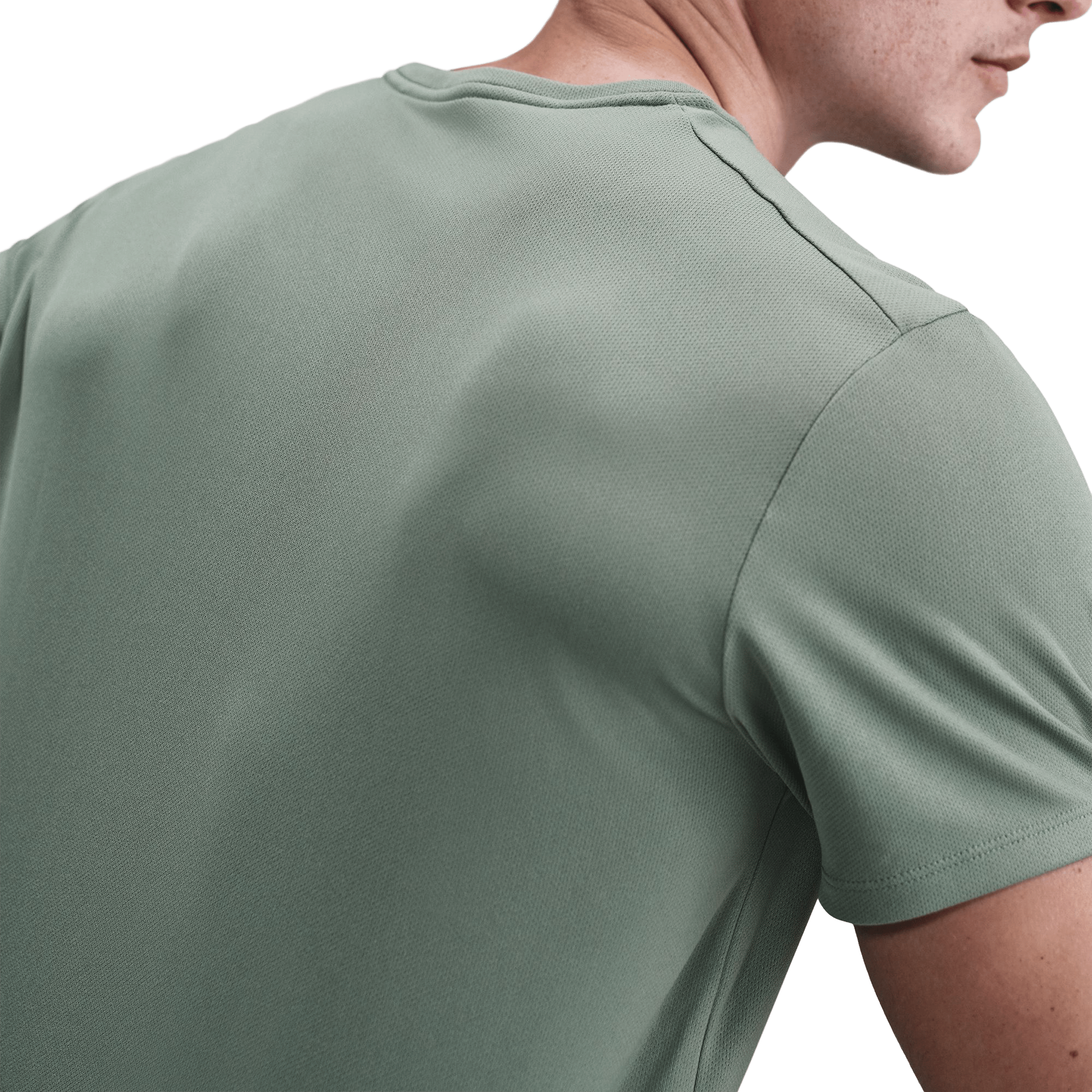 Mens Nike Miler Dri-FIT UV Short-Sleeve Running Top