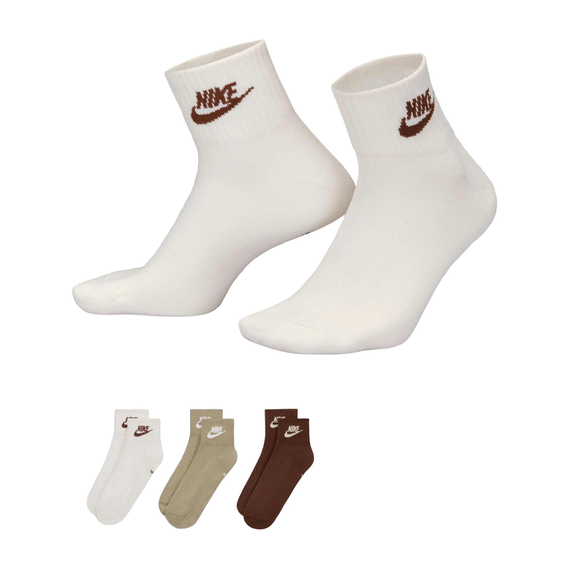 Unisex Nike (3pk) Everyday Essential Ankle Socks