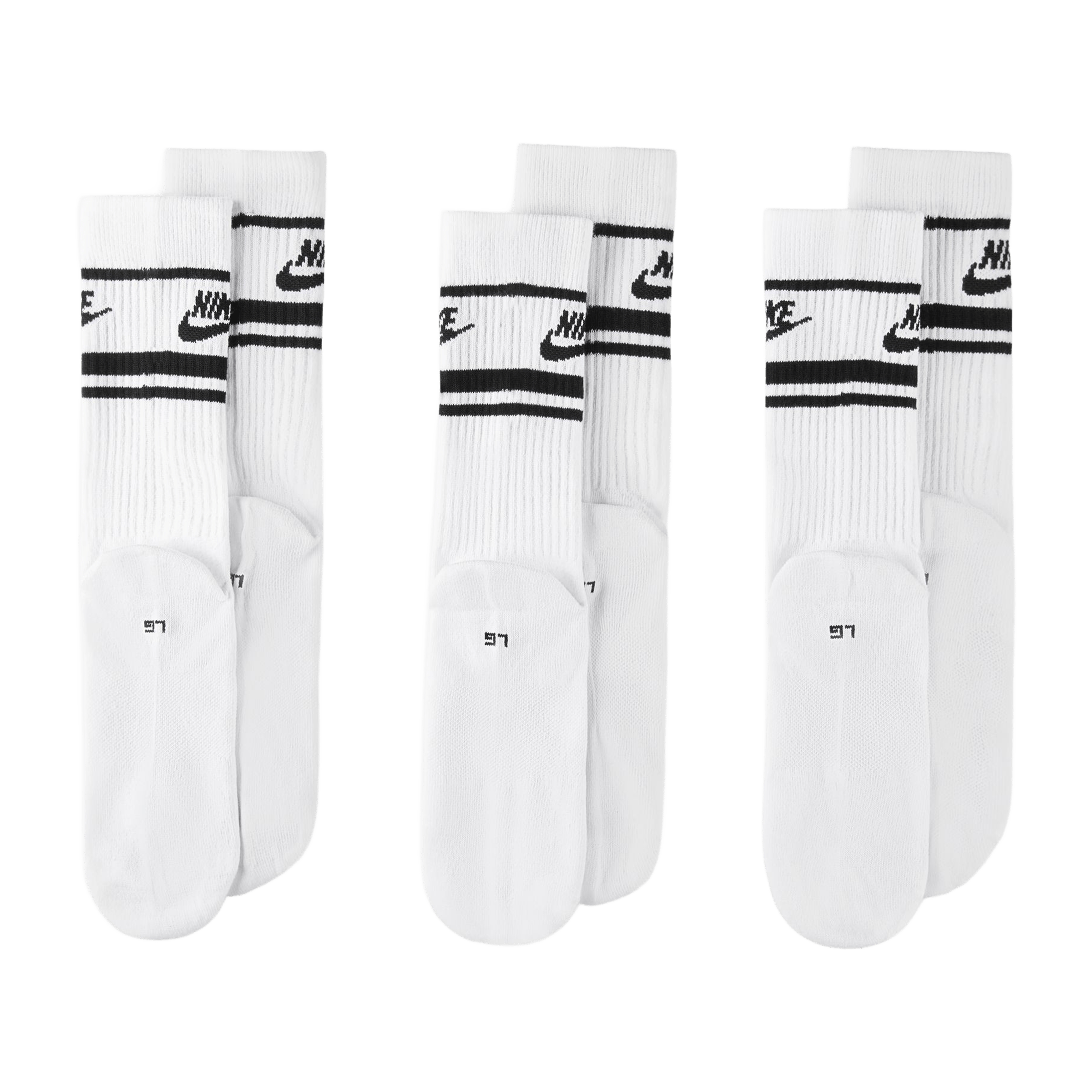 Womens Nike Dri-FIT Everyday Essentials (3pk) Crew Socks