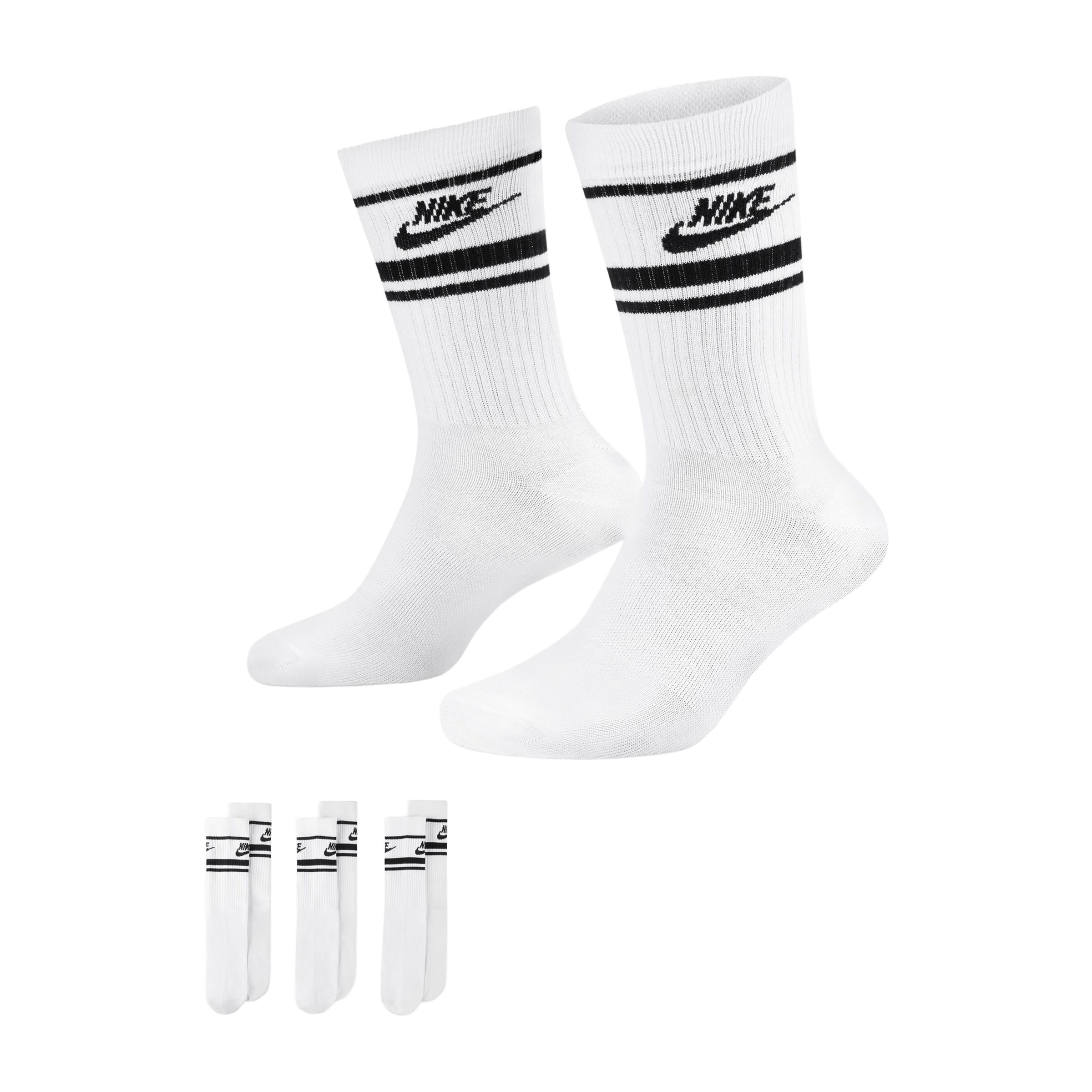 Womens Nike Dri-FIT Everyday Essentials (3pk) Crew Socks