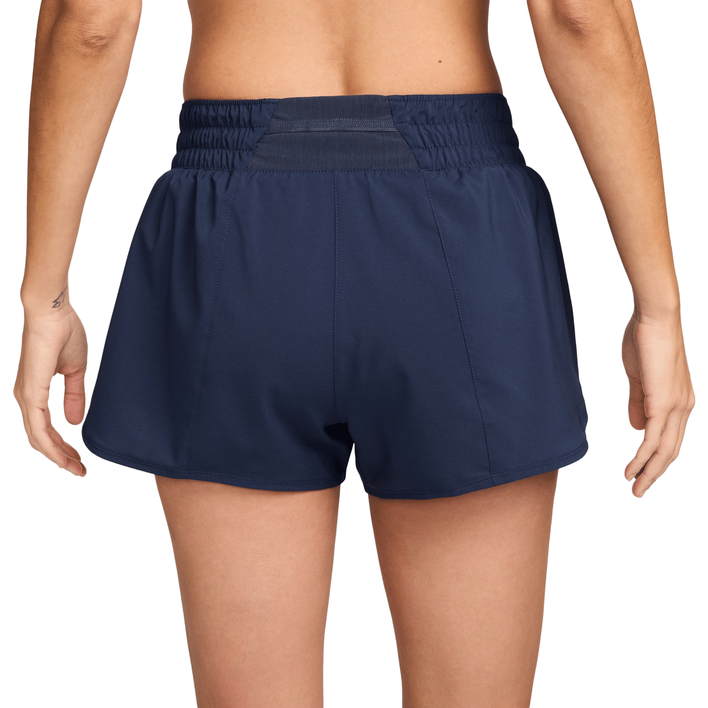Womens Nike One Dri-FIT Mid-Rise (3") Brief-Lined Shorts