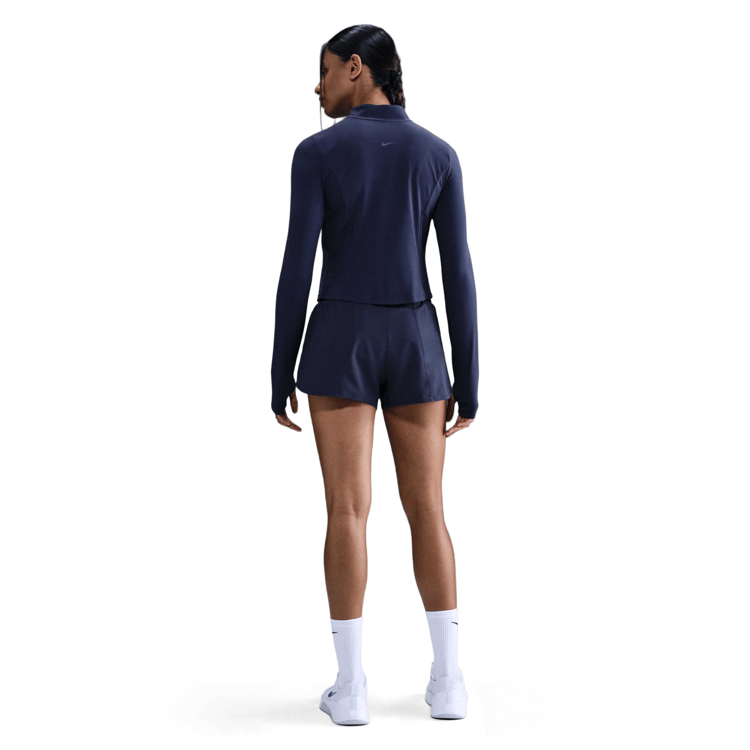 Womens Nike One Dri-FIT Mid-Rise (3") Brief-Lined Shorts