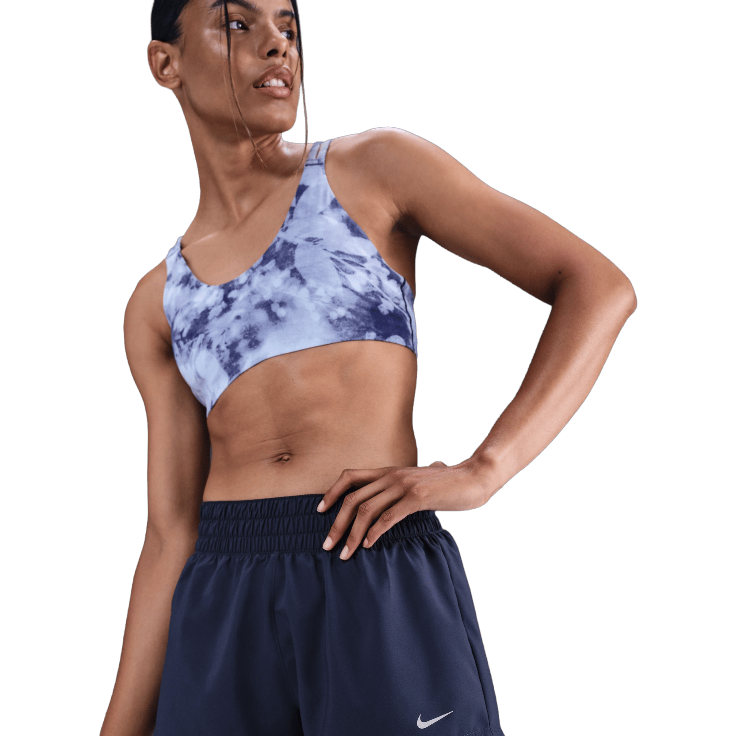 Womens Nike One Dri-FIT Mid-Rise (3") Brief-Lined Shorts