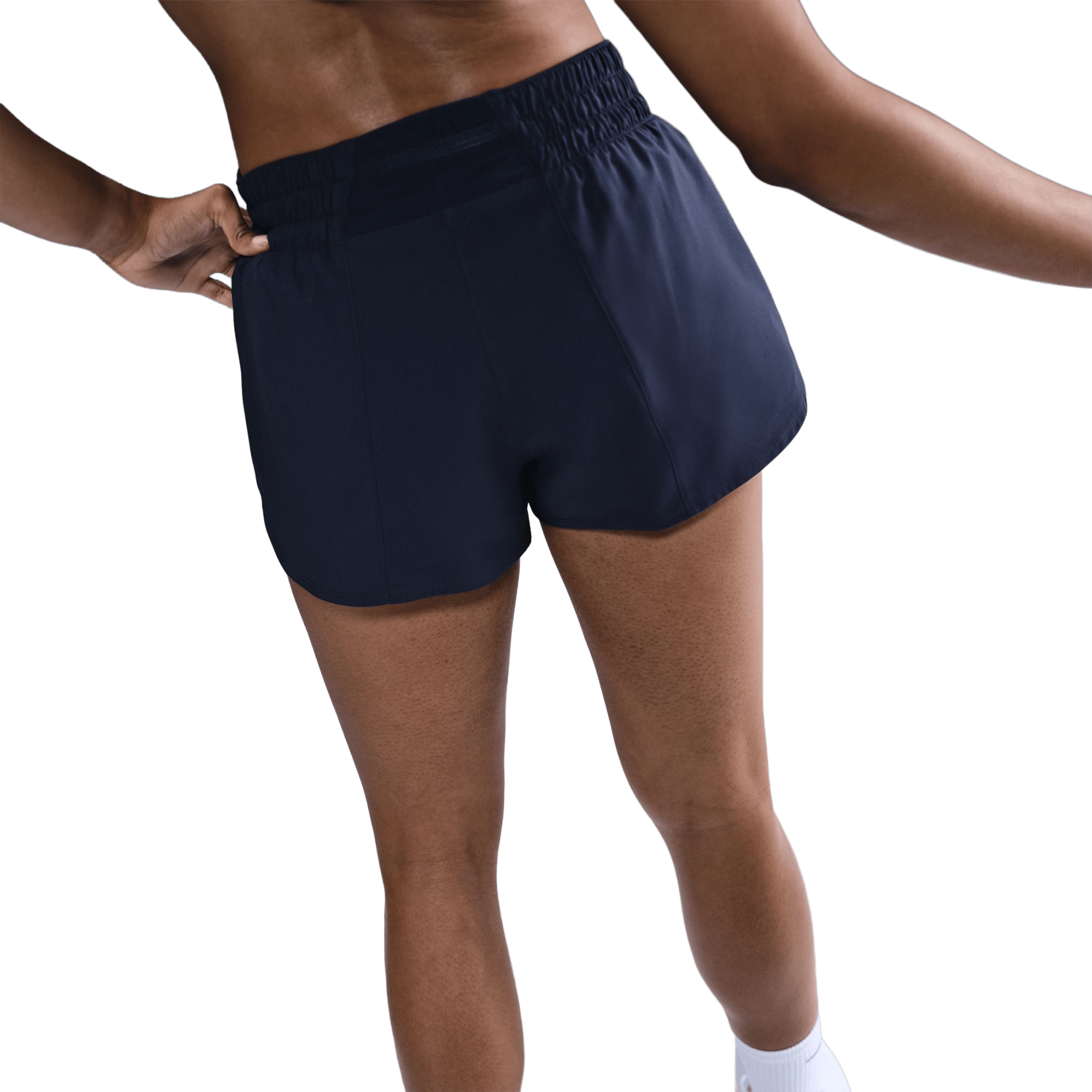Womens Nike One Dri-FIT Mid-Rise (3") Brief-Lined Shorts