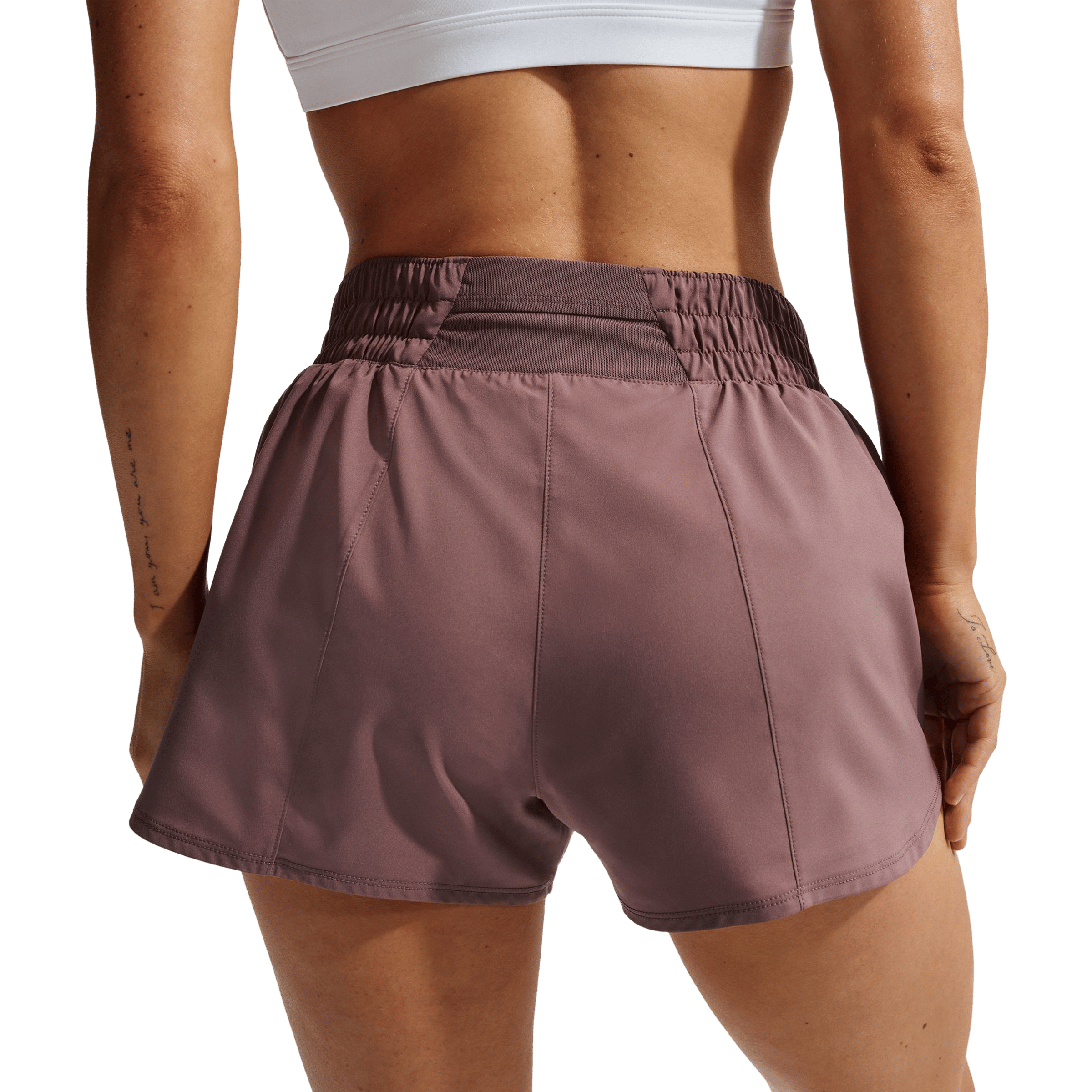 Womens Nike One Dri-FIT Mid-Rise (3") Brief-Lined Shorts