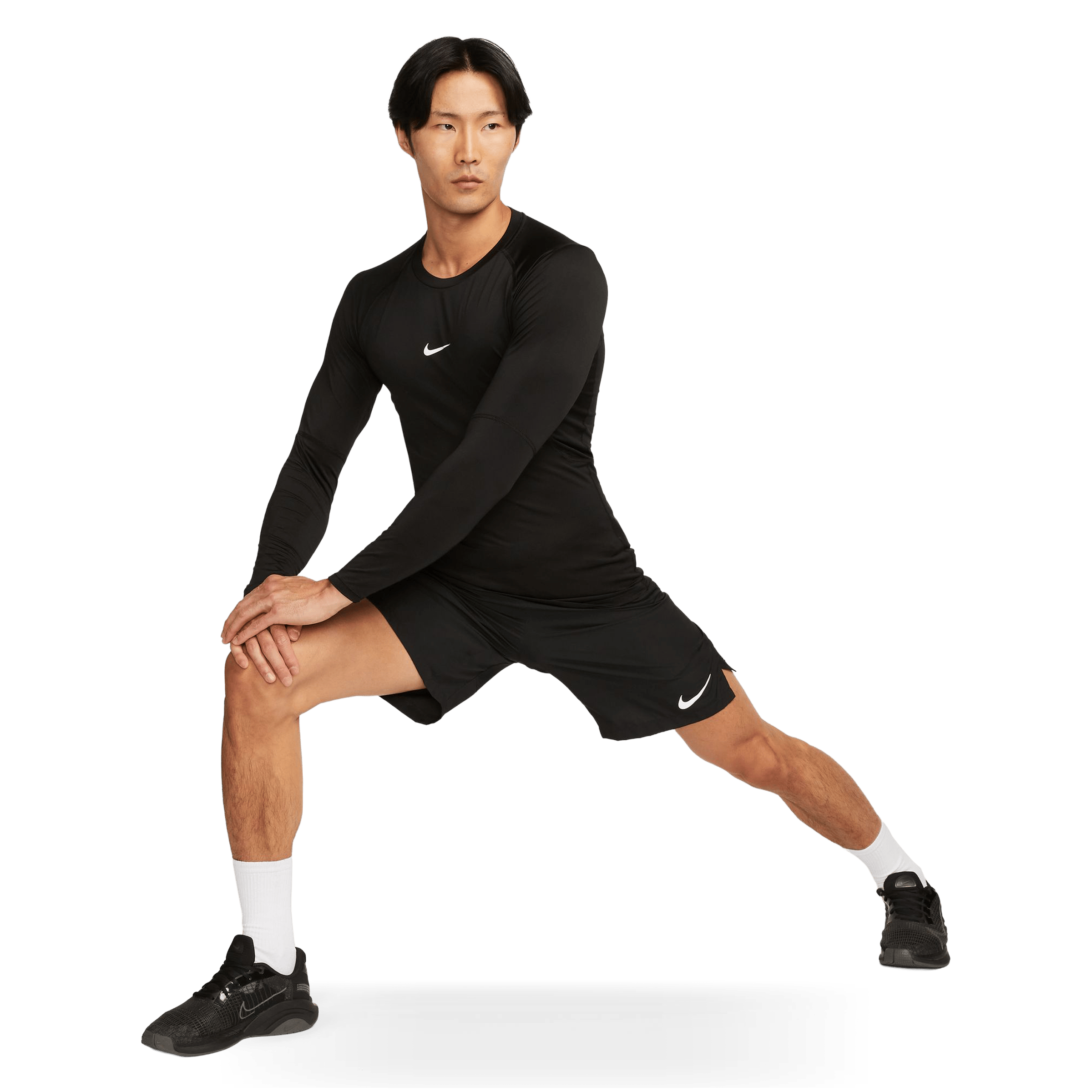 Mens Nike Pro Dri-FIT Tight (Long-Sleeve) Fitness Tee
