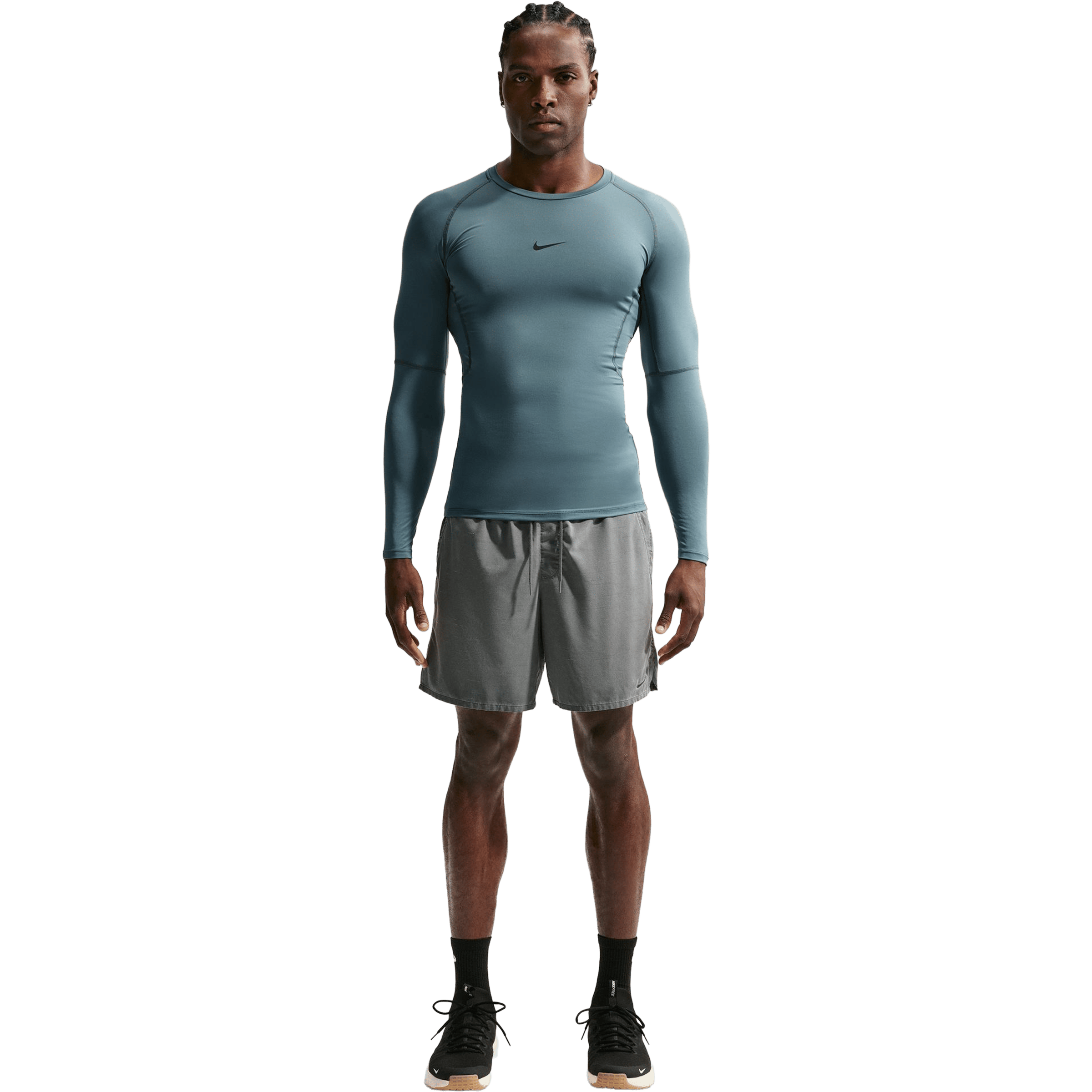Mens Nike Pro Dri-FIT Tight (Long-Sleeve) Fitness Tee