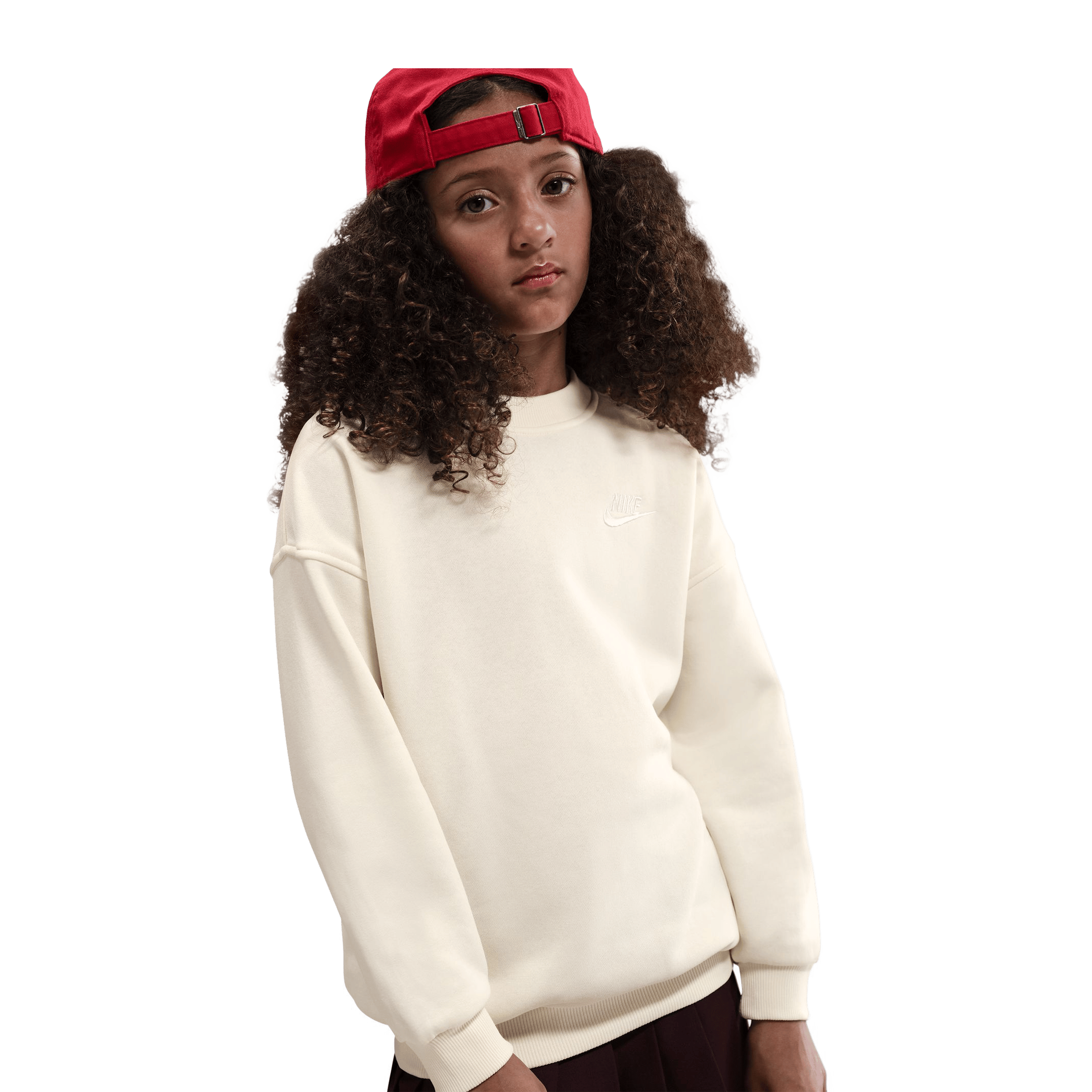 Kids Nike Sportswear Club (Older Kids) Fleece Oversized Sweatshirt