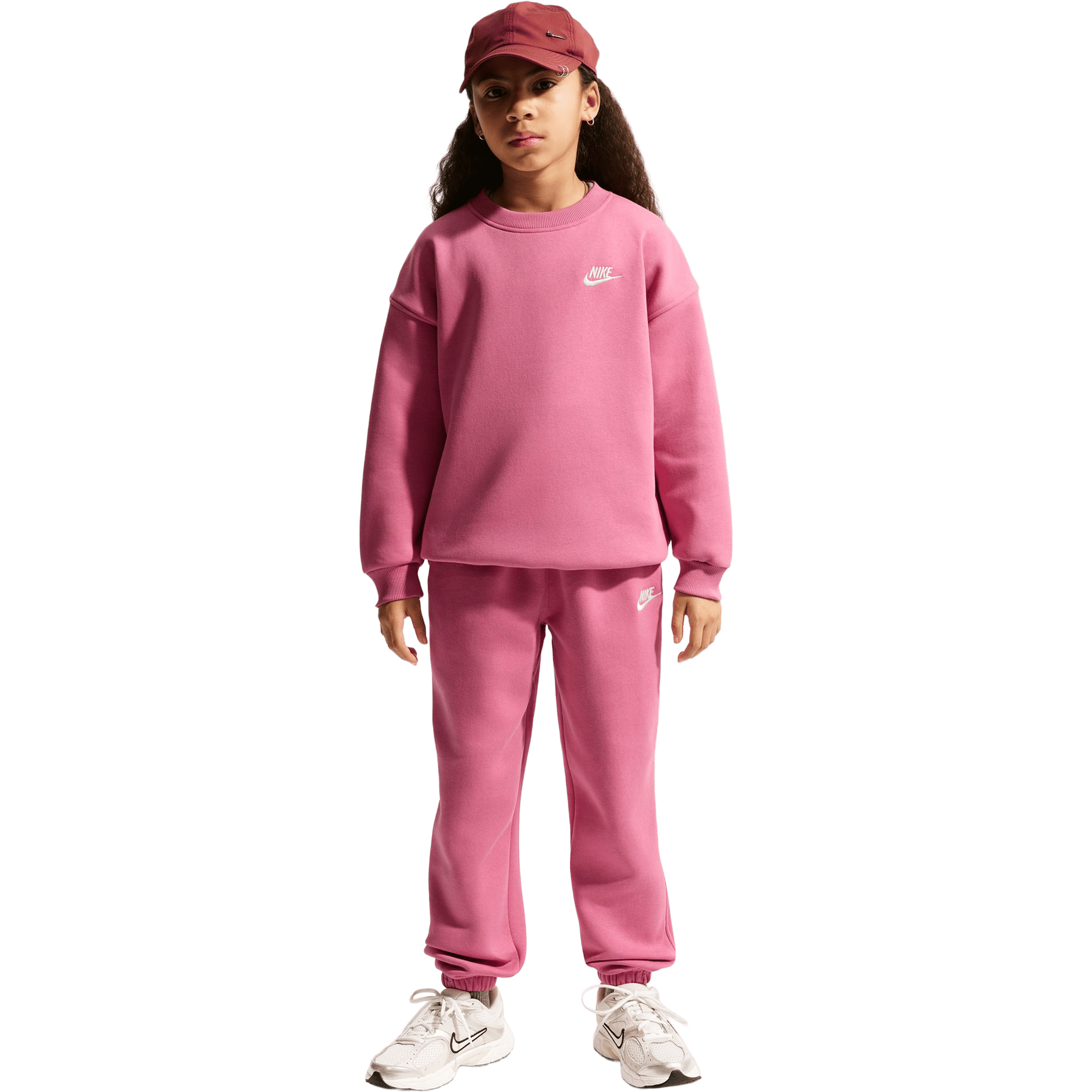 Kids Nike Sportswear Club (Older Kids) Fleece Oversized Sweatshirt