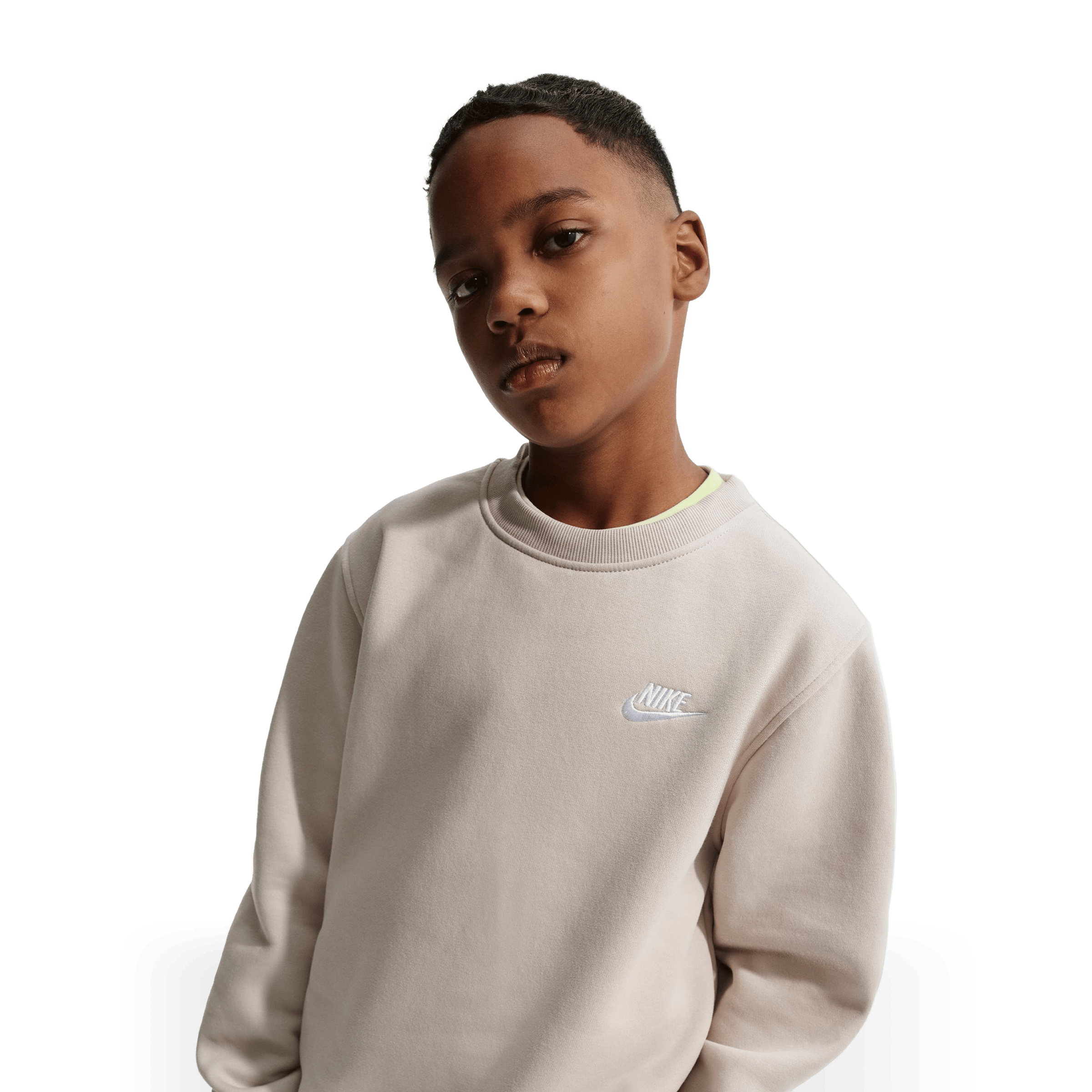 Kids Nike Sportswear Club (Older Kids) Fleece Sweatshirt