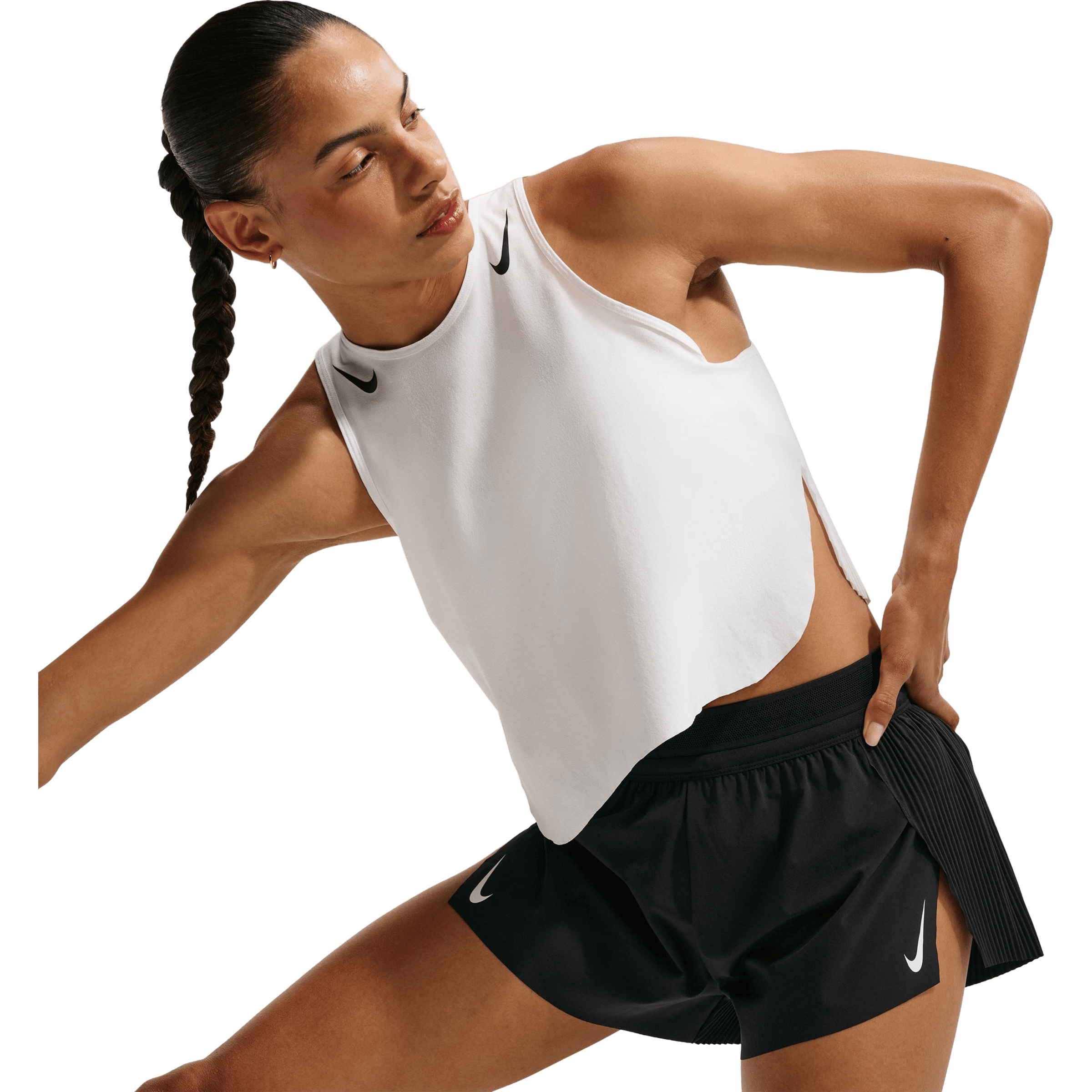 Womens Nike Aeroswift ADV Mid-Rise (3") Running Shorts