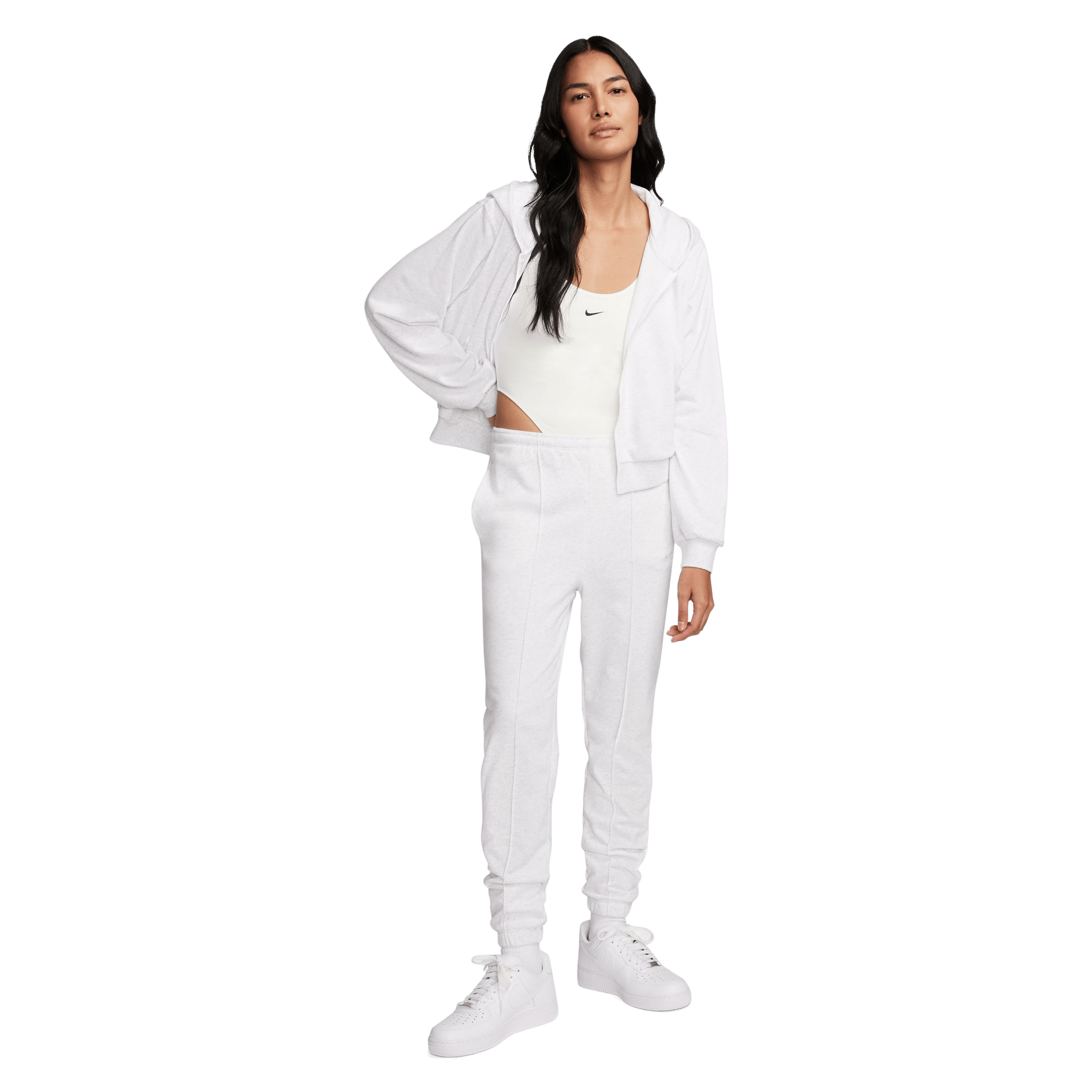 Womens Nike Loose Full-Zip French Terry Hoodie
