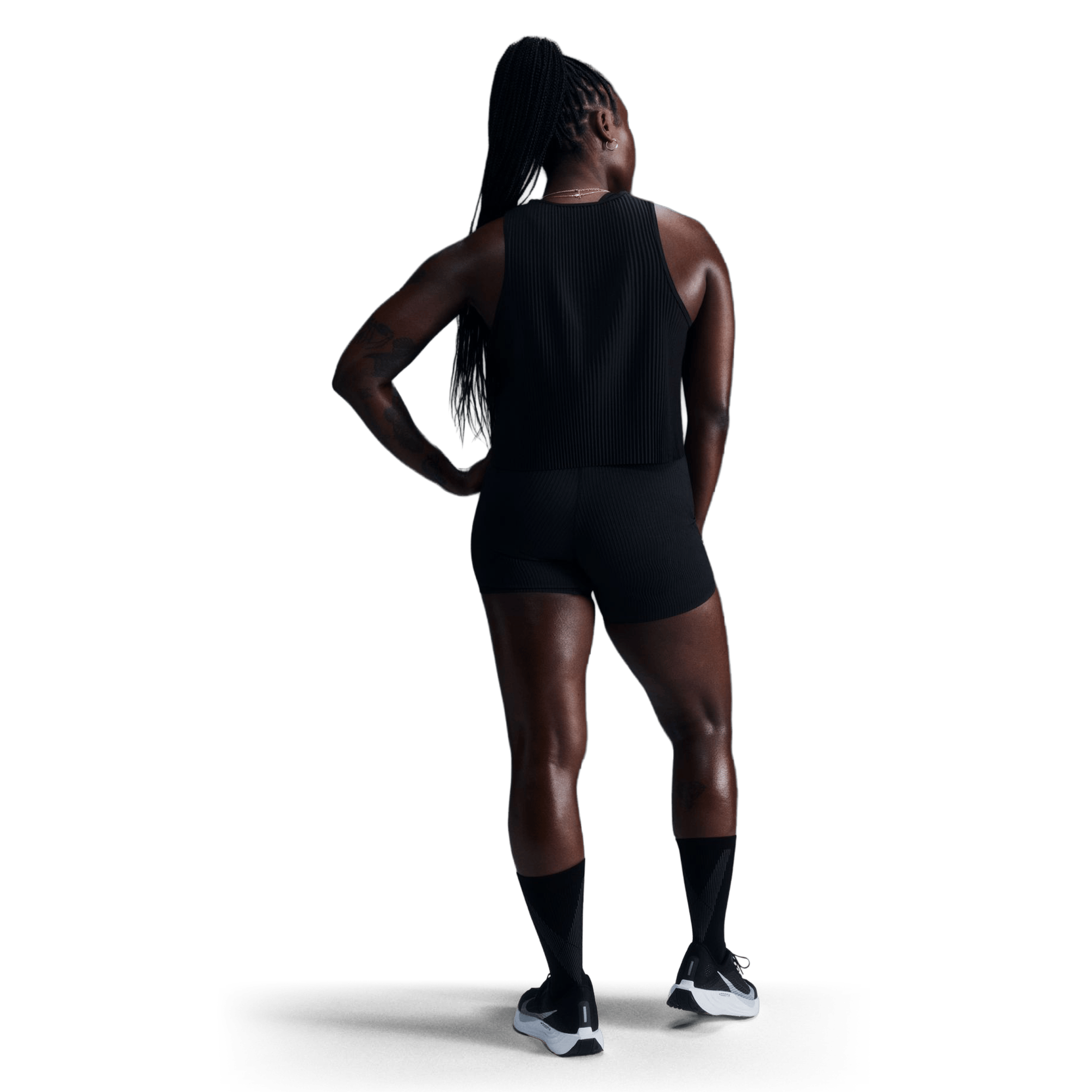 Womens Nike AeroSwift ADV Cropped Running Tank Top