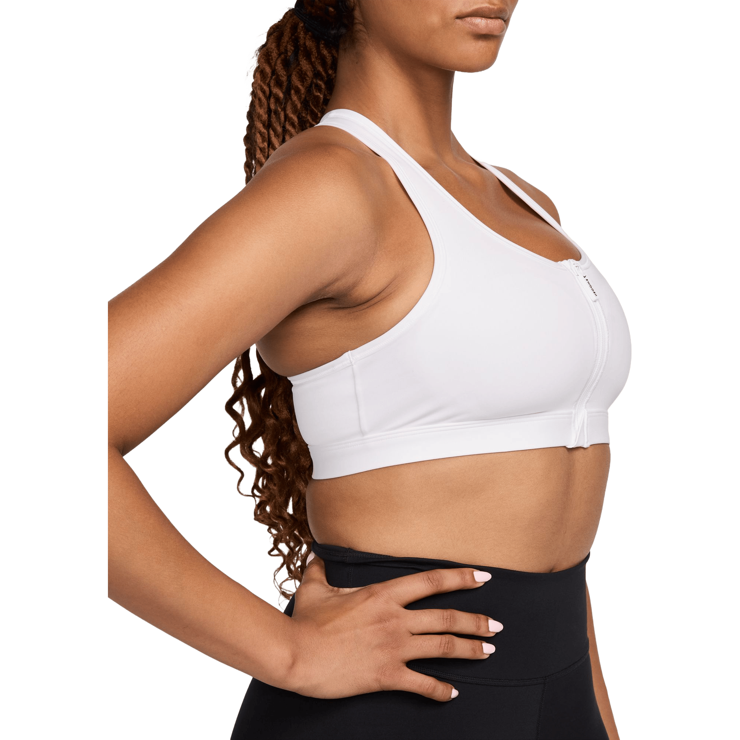 Nike Swoosh Front Zip Medium-Support Padded Sports Bra