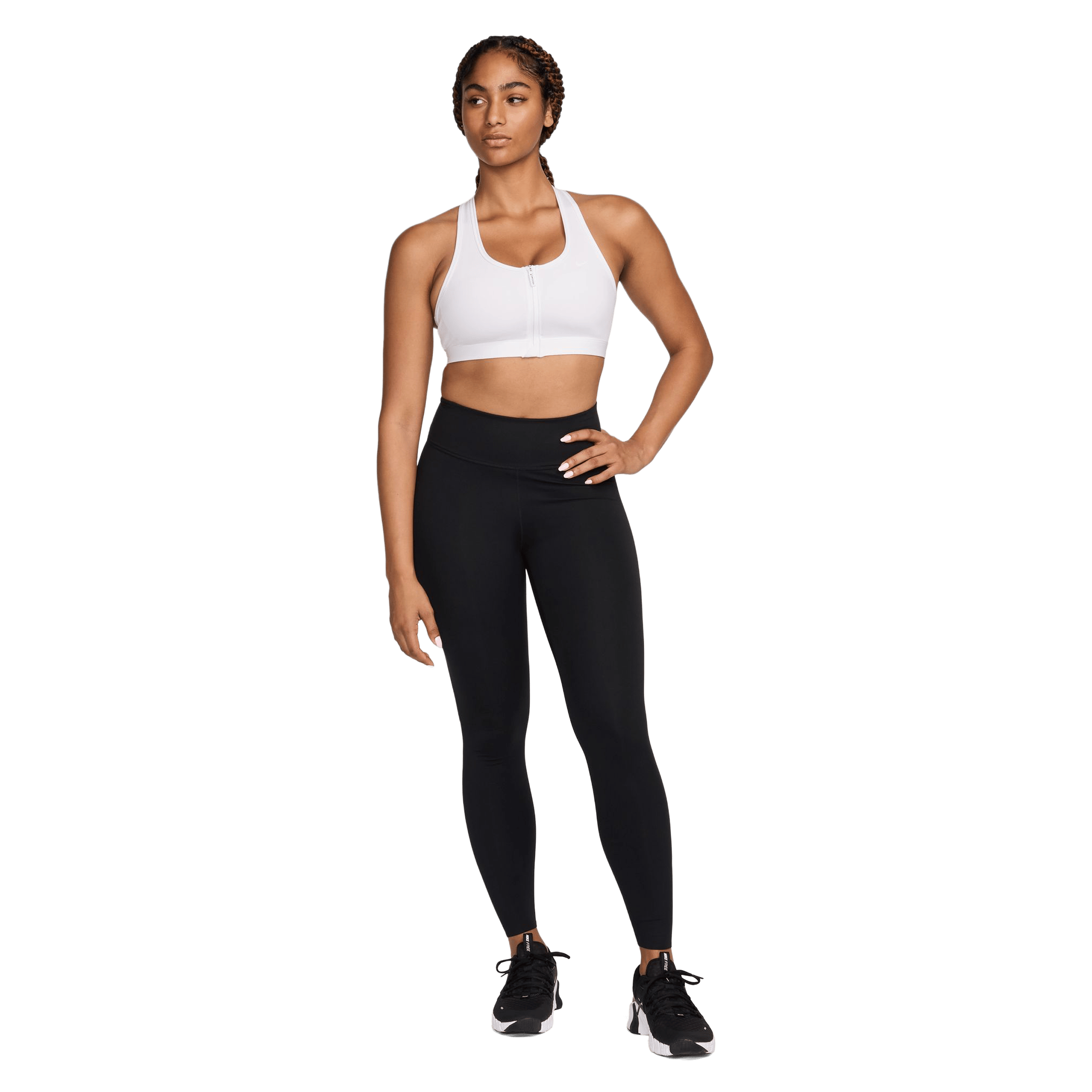 Nike Swoosh Front Zip Medium-Support Padded Sports Bra