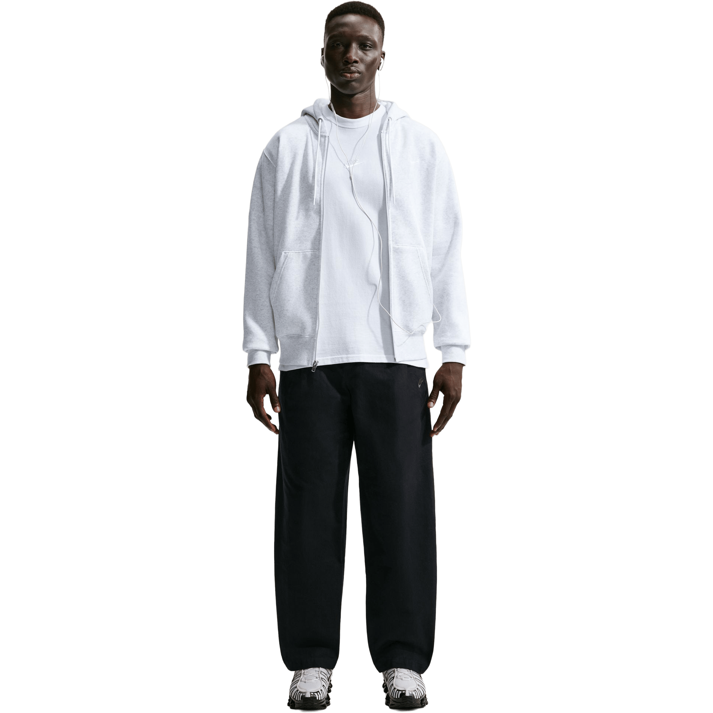 Mens Nike Club Full-Zip Fleece Hoodie