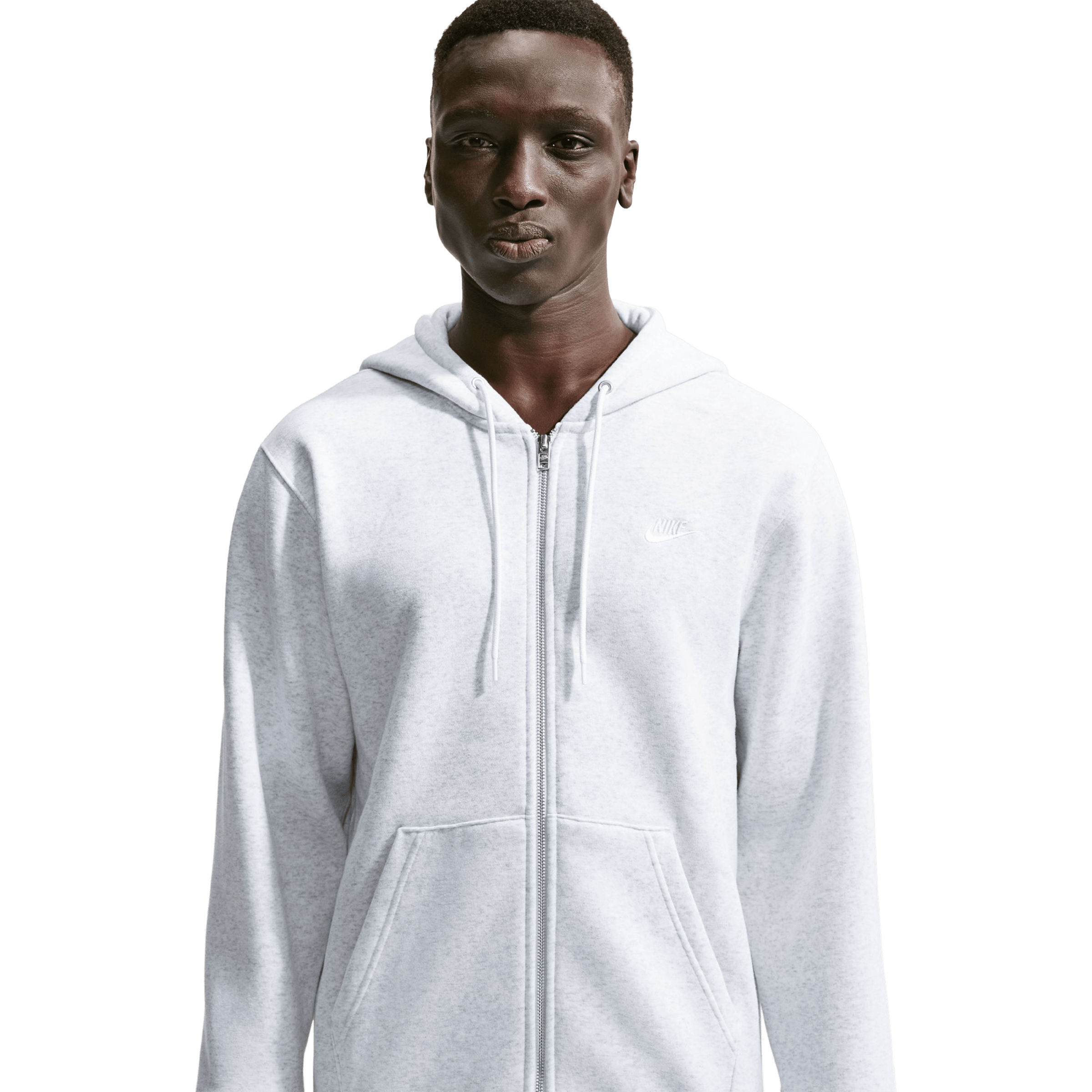 Mens Nike Club Full-Zip Fleece Hoodie