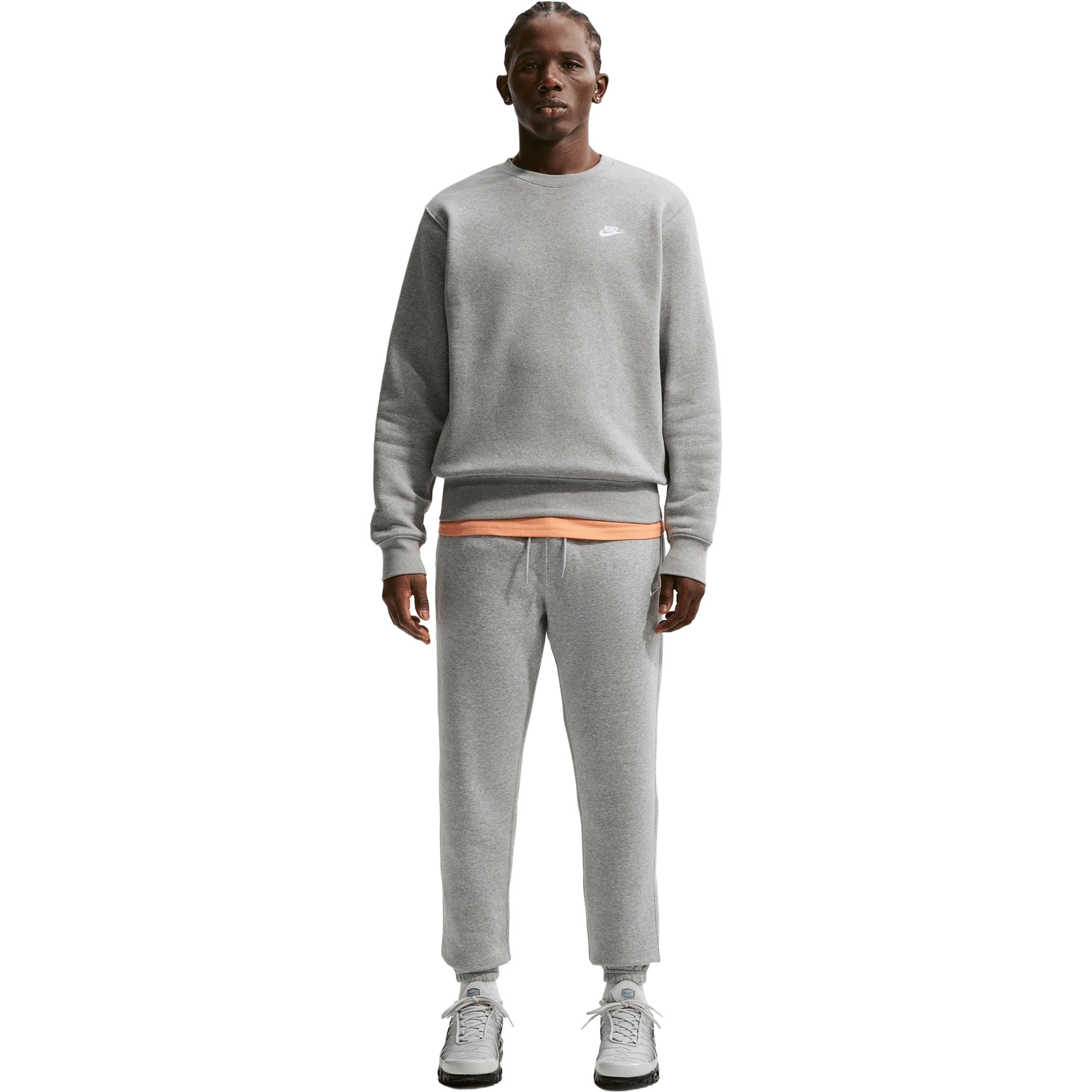 Mens Nike Fleece Crew Top