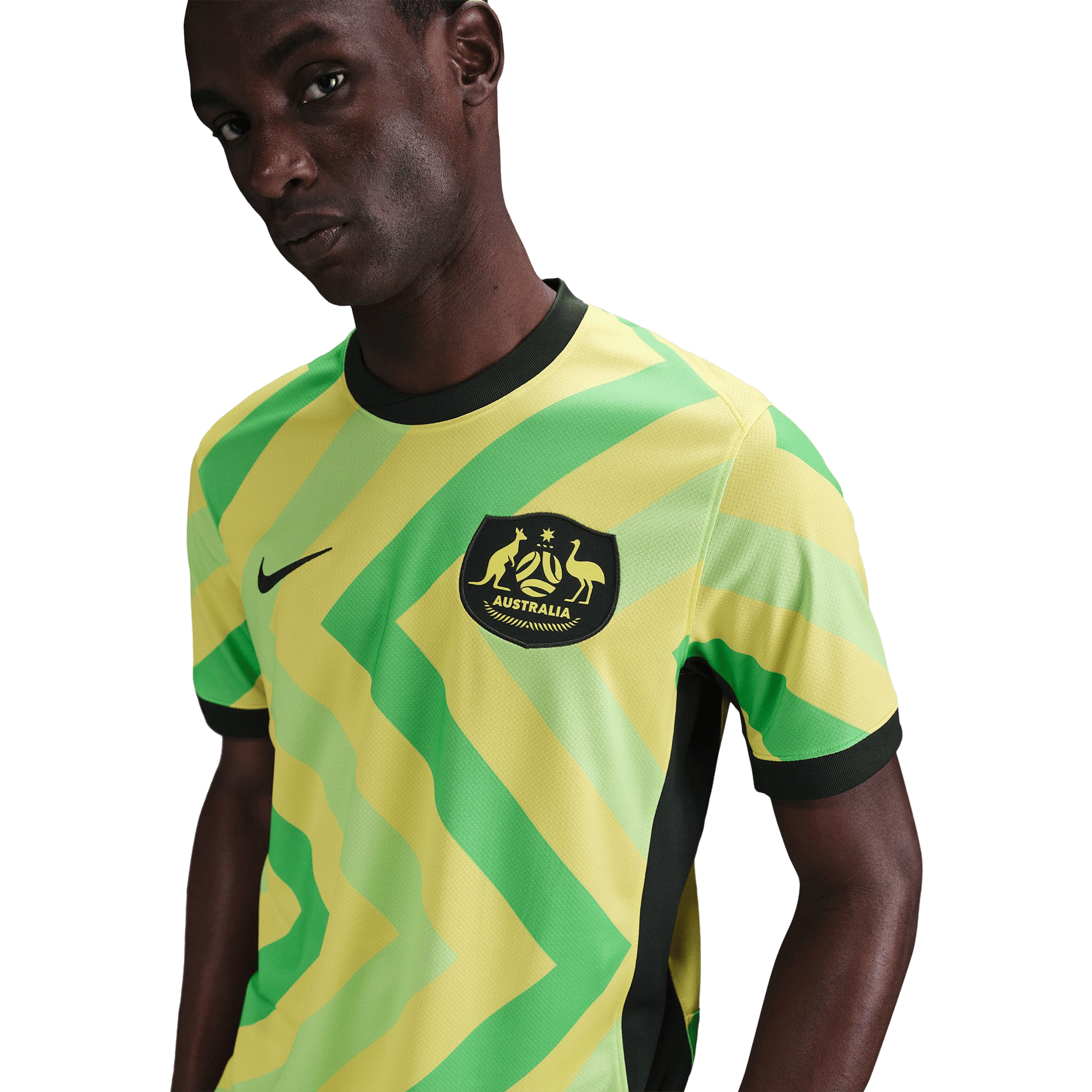 Mens Nike Australia 25/26 Stadium Home Replica Football Jersey