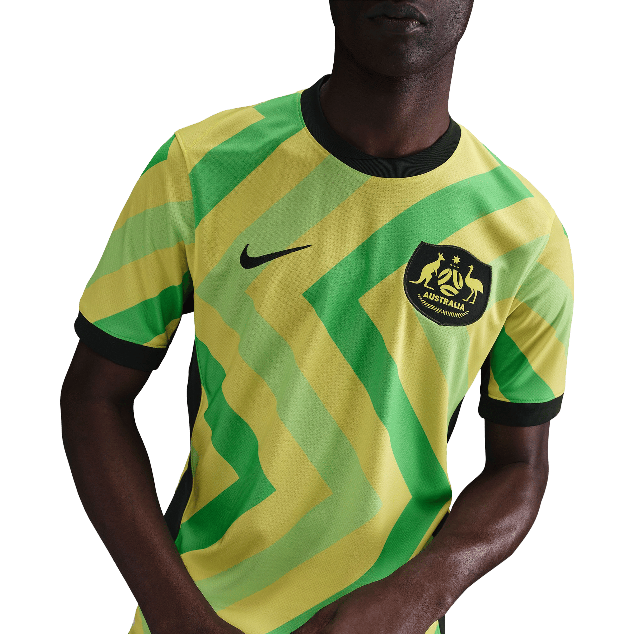 Mens Nike Australia 25/26 Stadium Home Replica Football Jersey